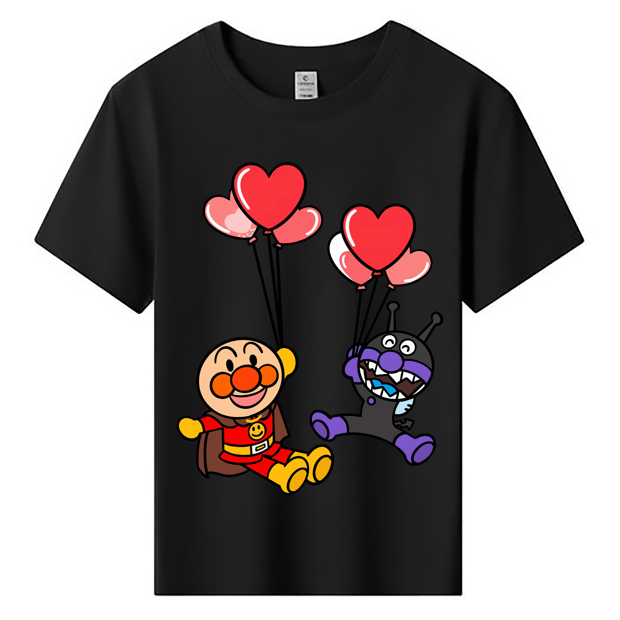 （画像用） アンパンマン Anpanman 綿100％キッズTシャツ（フロントプリント）