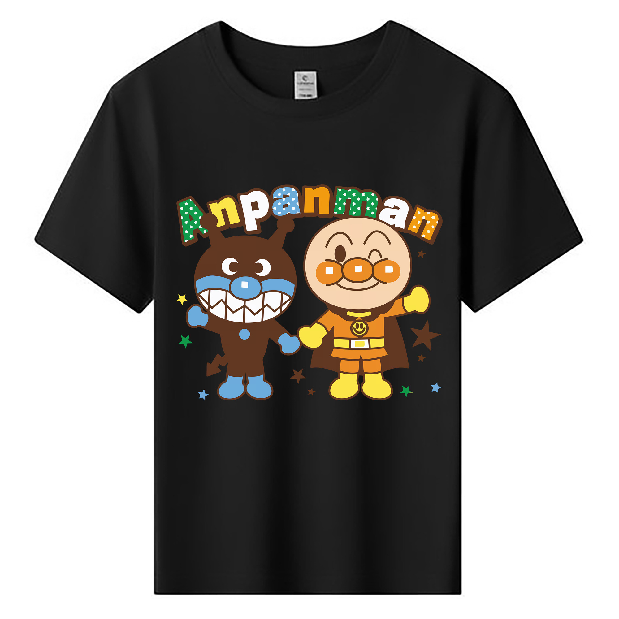 （画像用） アンパンマン Anpanman 綿100％キッズTシャツ（フロントプリント）