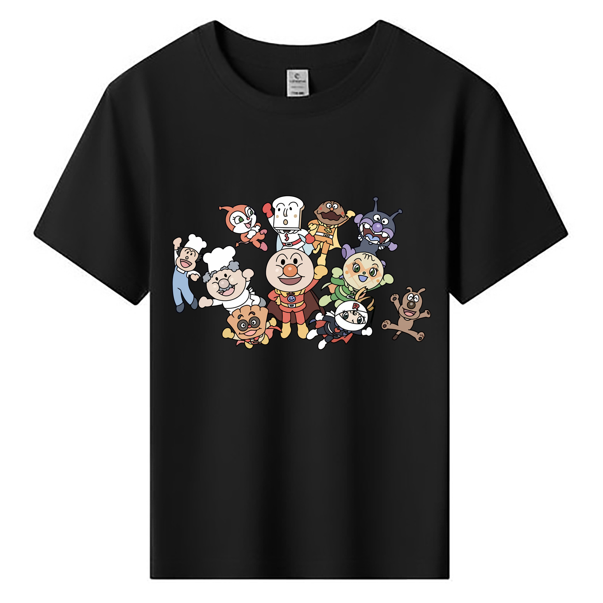 （画像用） アンパンマン Anpanman 綿100％キッズTシャツ（フロントプリント）