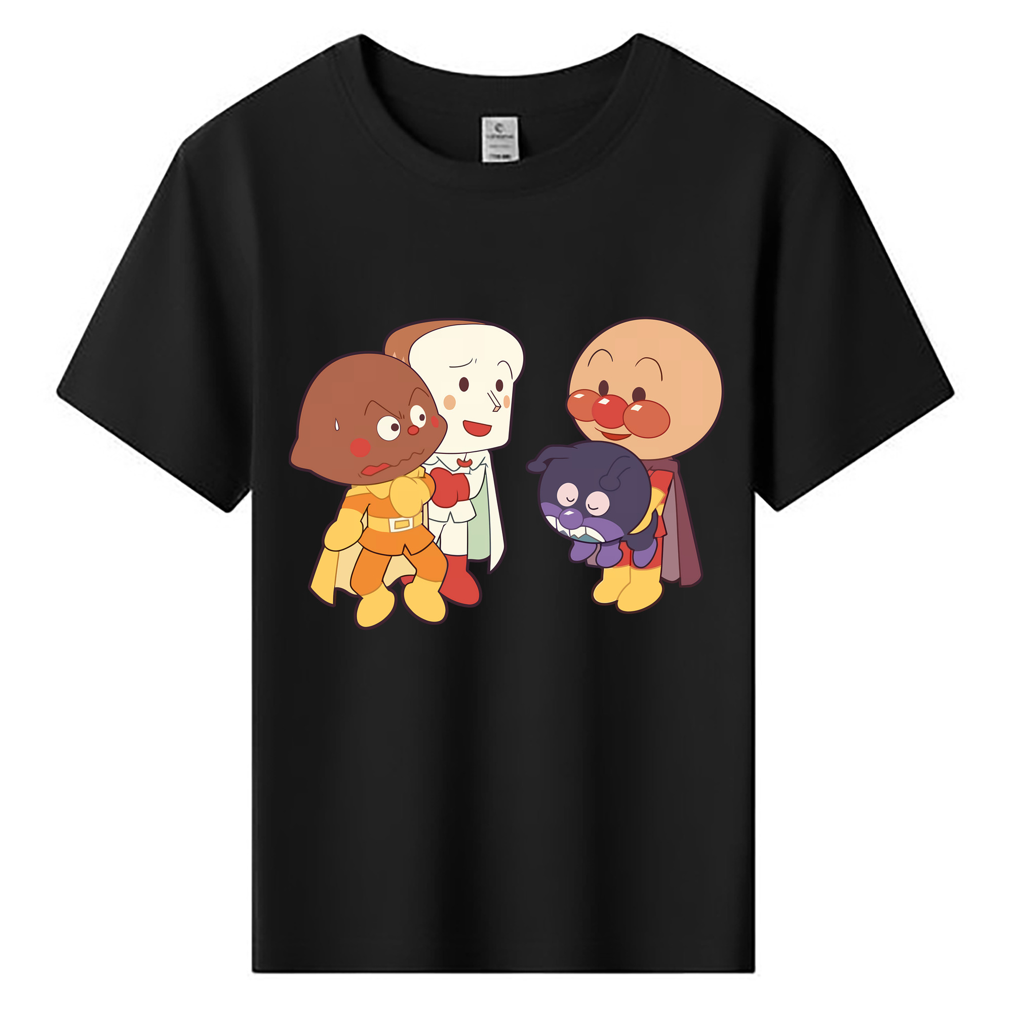 （画像用） アンパンマン Anpanman 綿100％キッズTシャツ（フロントプリント）