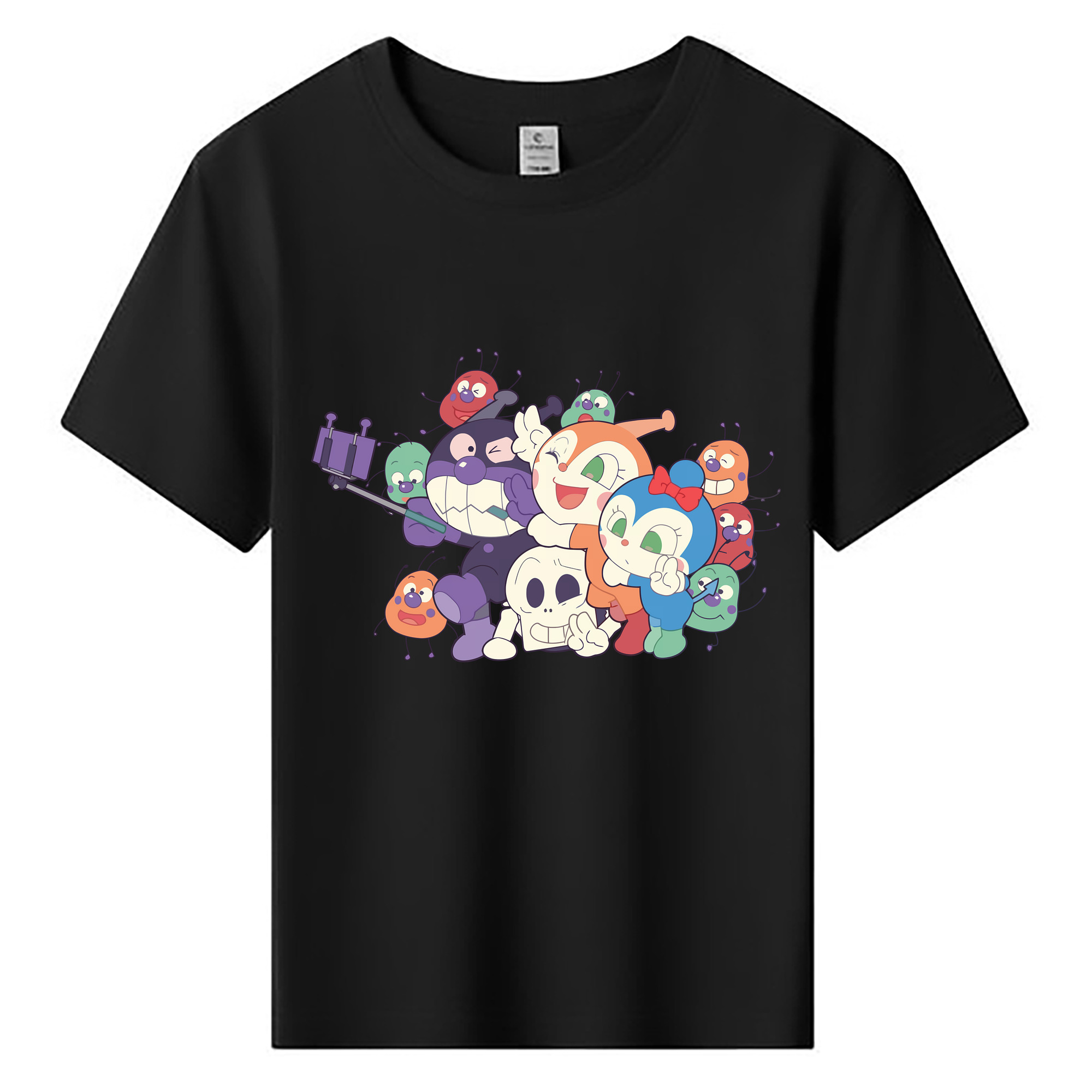 （画像用） アンパンマン Anpanman 綿100％キッズTシャツ（フロントプリント）