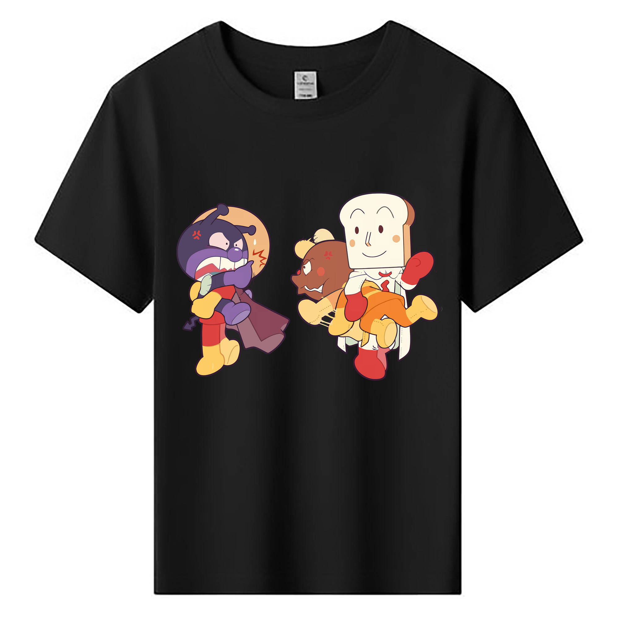 （画像用） アンパンマン Anpanman 綿100％キッズTシャツ（フロントプリント）
