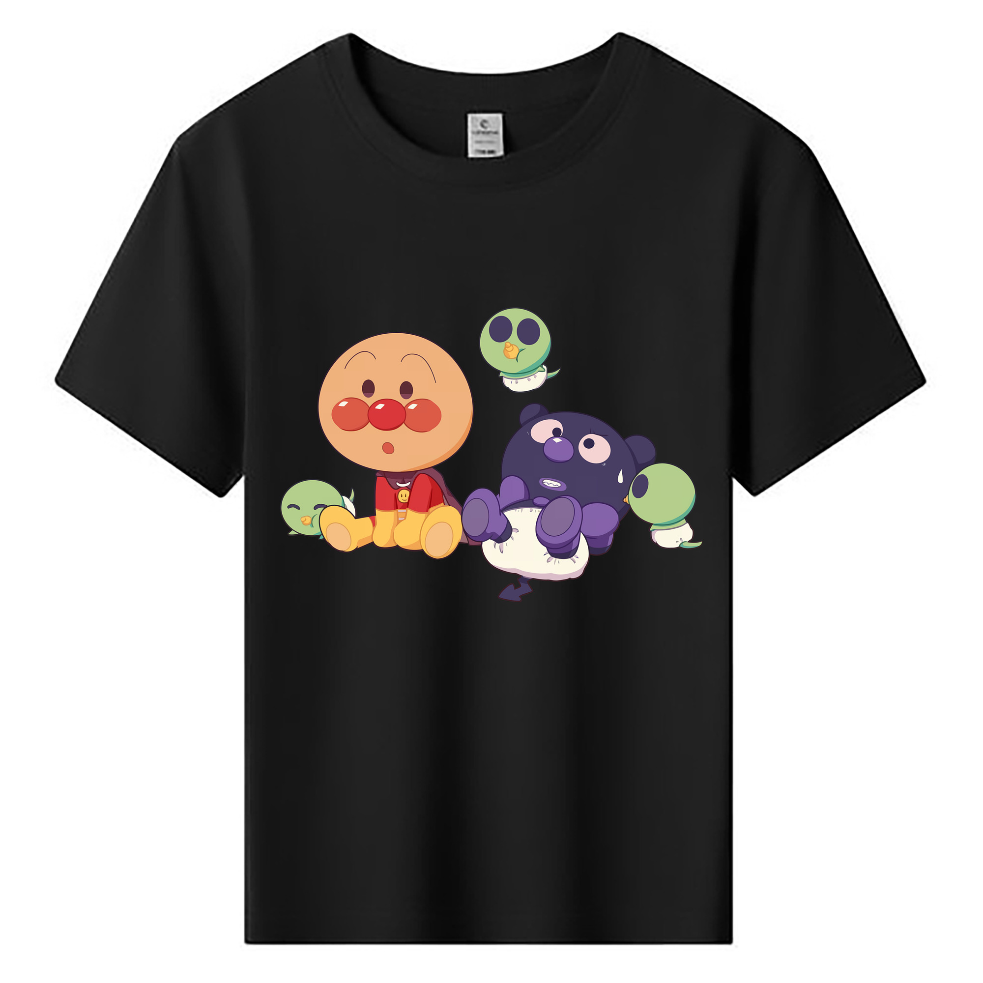 （画像用） アンパンマン Anpanman 綿100％キッズTシャツ（フロントプリント）