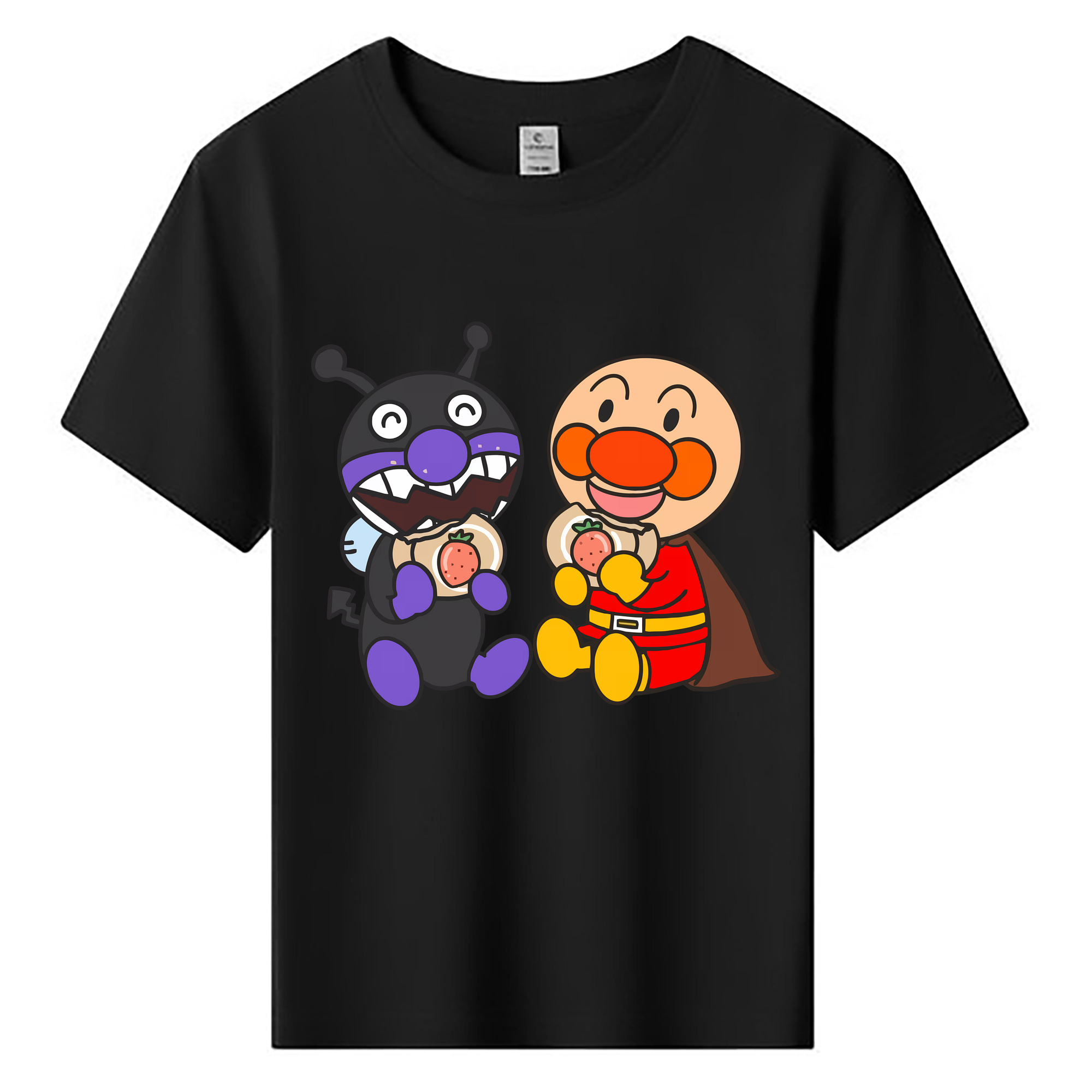 （画像用） アンパンマン Anpanman 綿100％キッズTシャツ（フロントプリント）