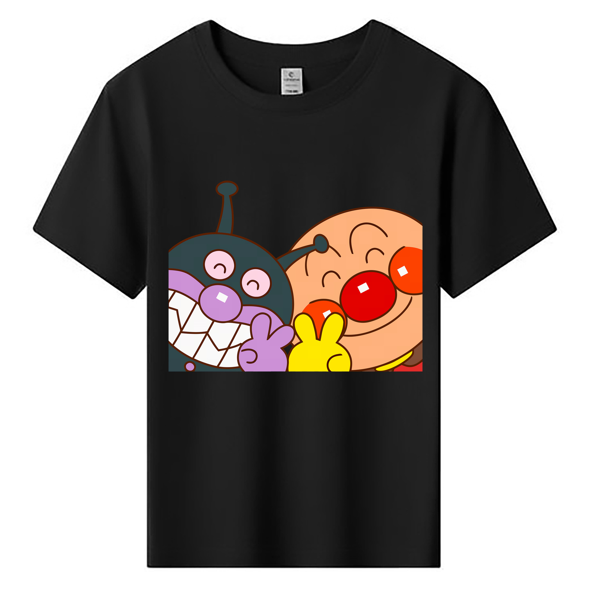 （画像用） アンパンマン Anpanman 綿100％キッズTシャツ（フロントプリント）