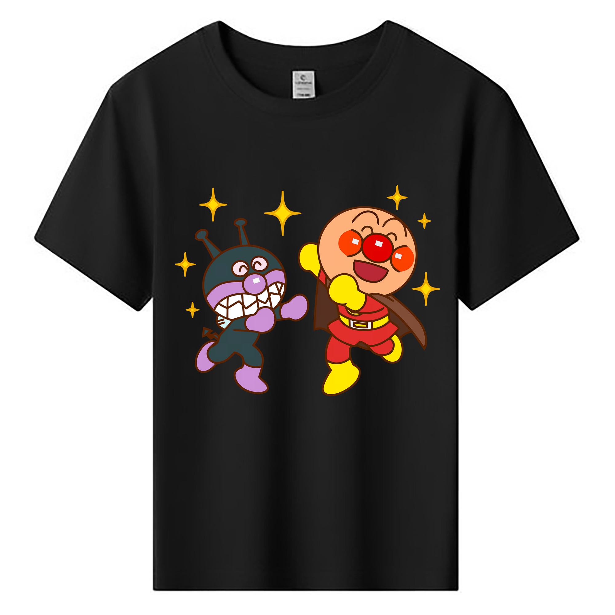 （画像用） アンパンマン Anpanman 綿100％キッズTシャツ（フロントプリント）
