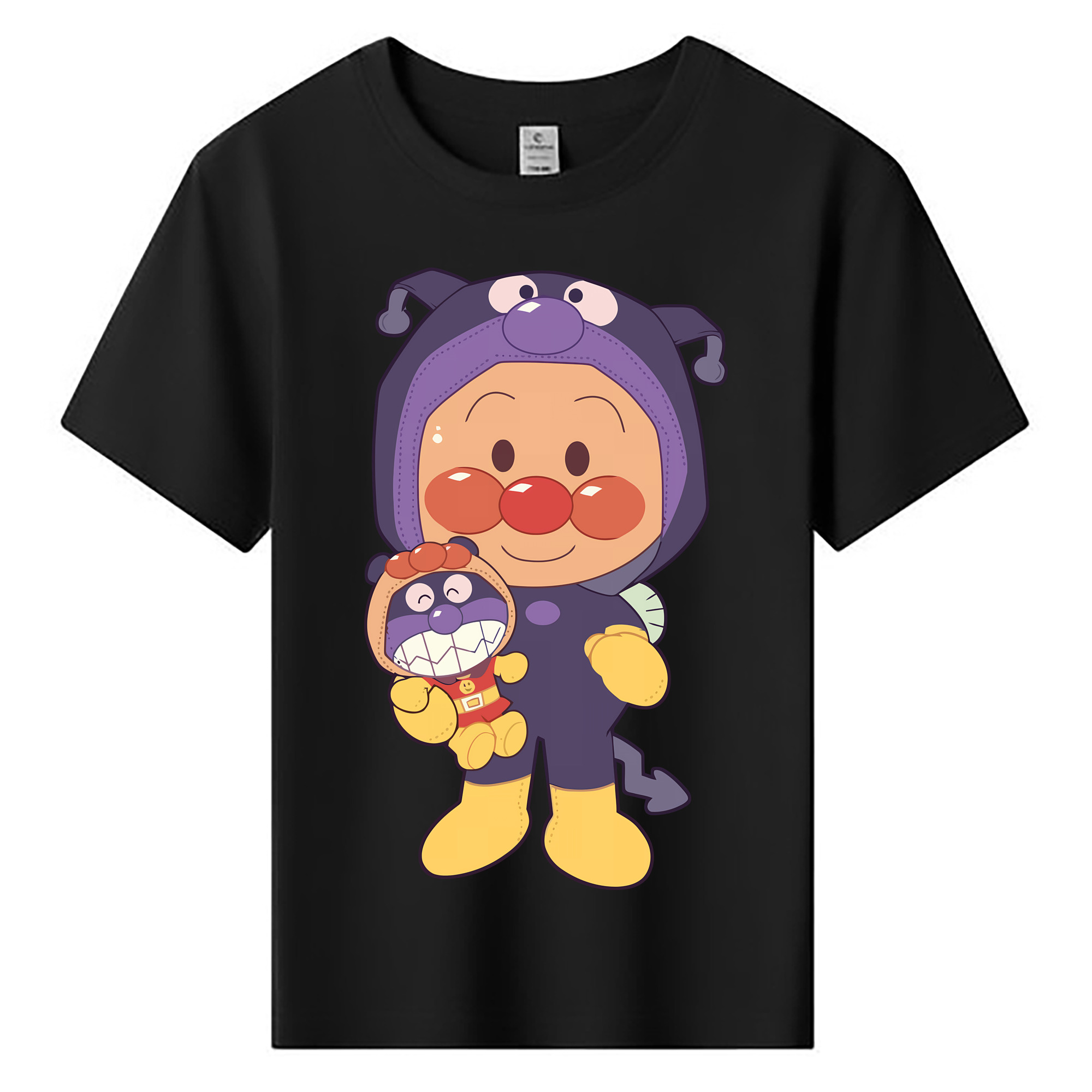 （画像用） アンパンマン Anpanman 綿100％キッズTシャツ（フロントプリント）