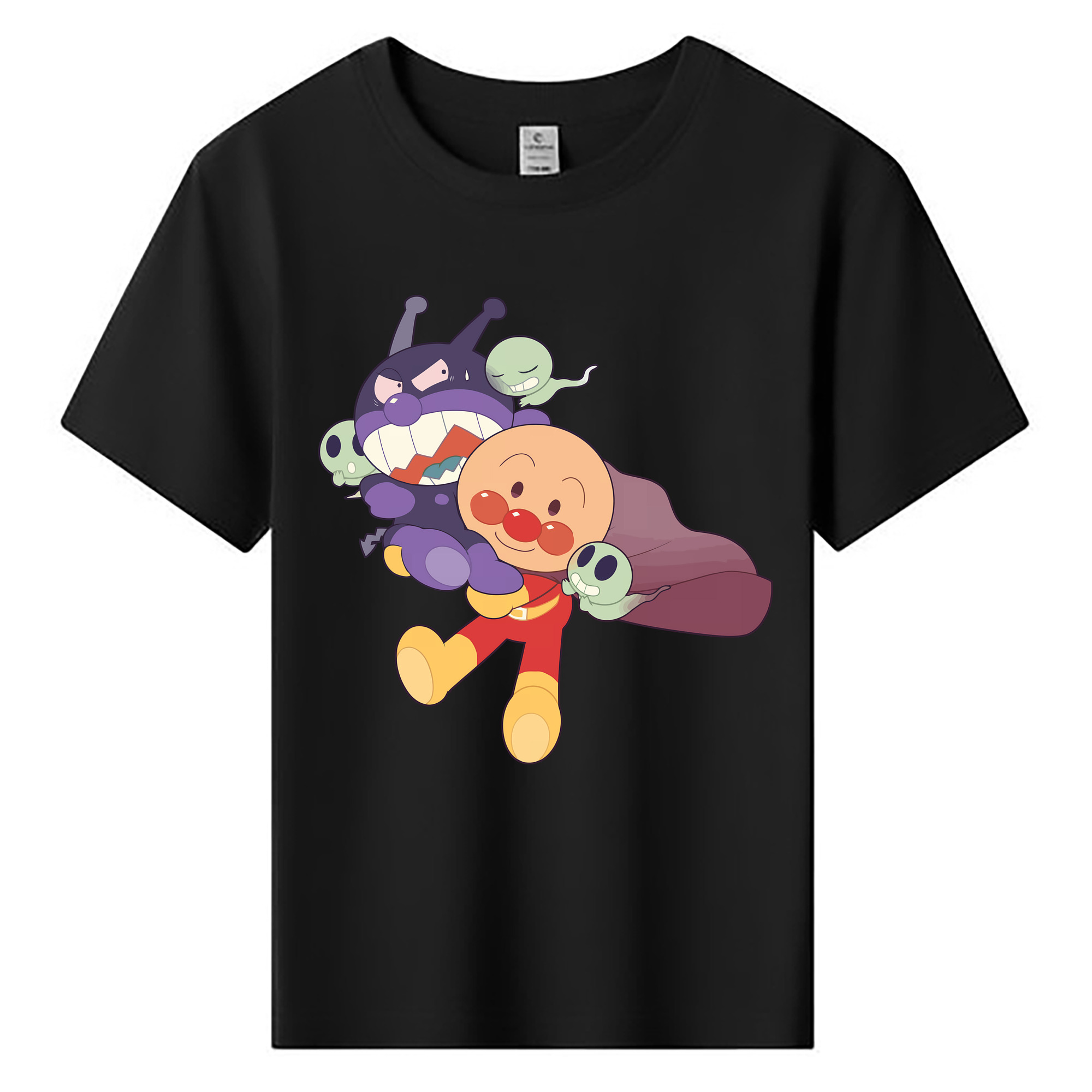 （画像用） アンパンマン Anpanman 綿100％キッズTシャツ（フロントプリント）