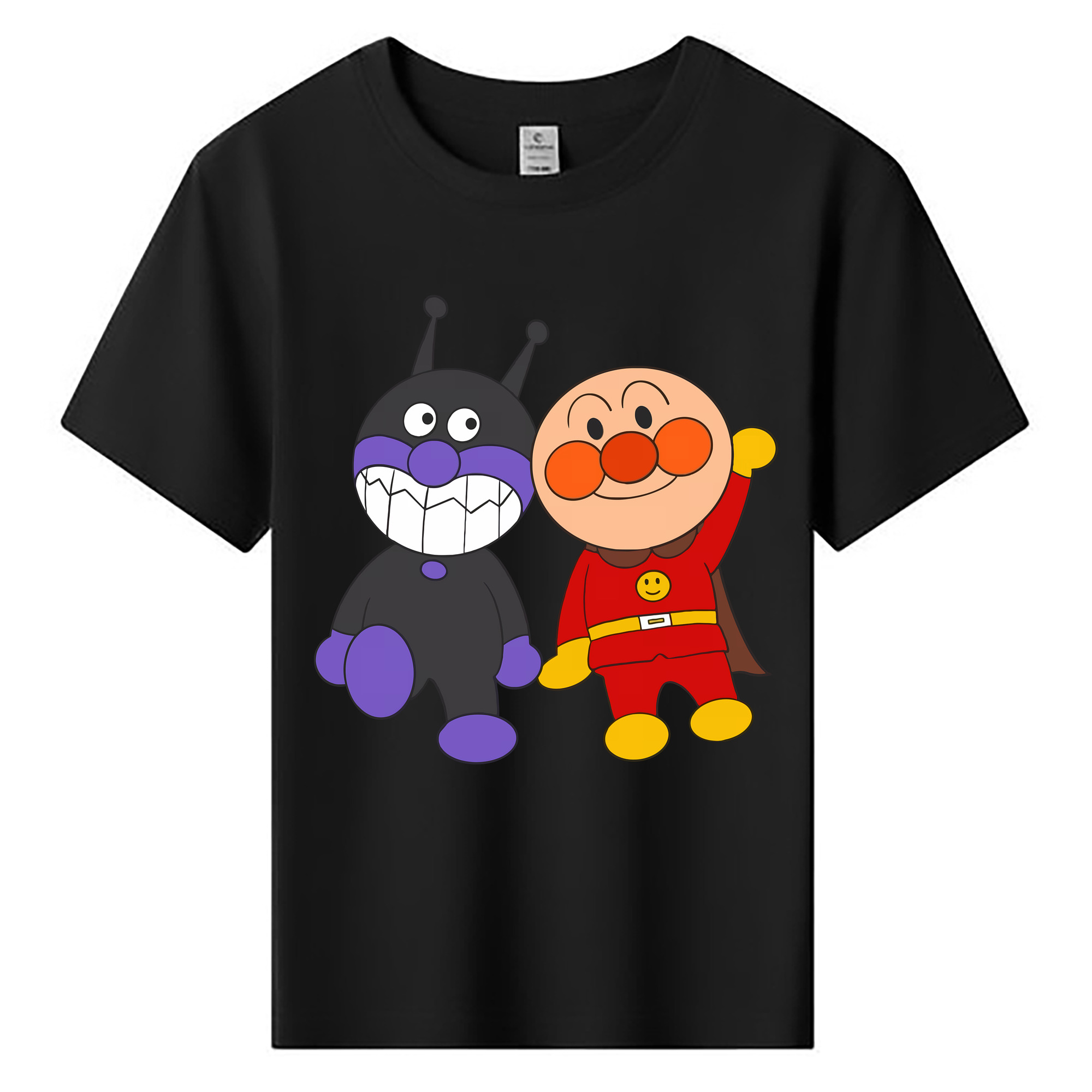 （画像用） アンパンマン Anpanman 綿100％キッズTシャツ（フロントプリント）
