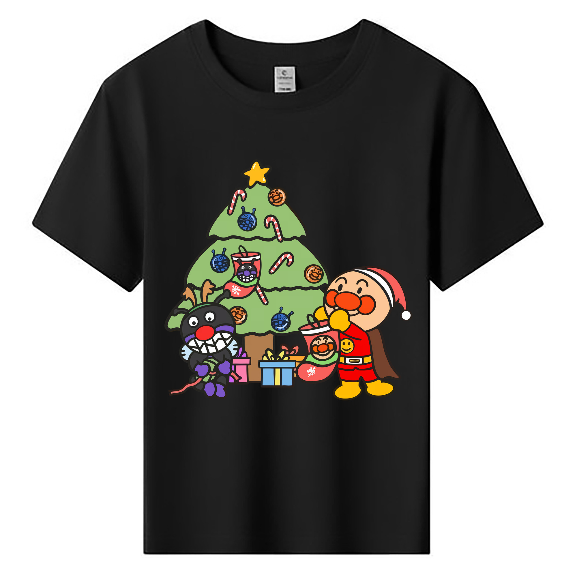 （画像用） アンパンマン Anpanman 綿100％キッズTシャツ（フロントプリント）