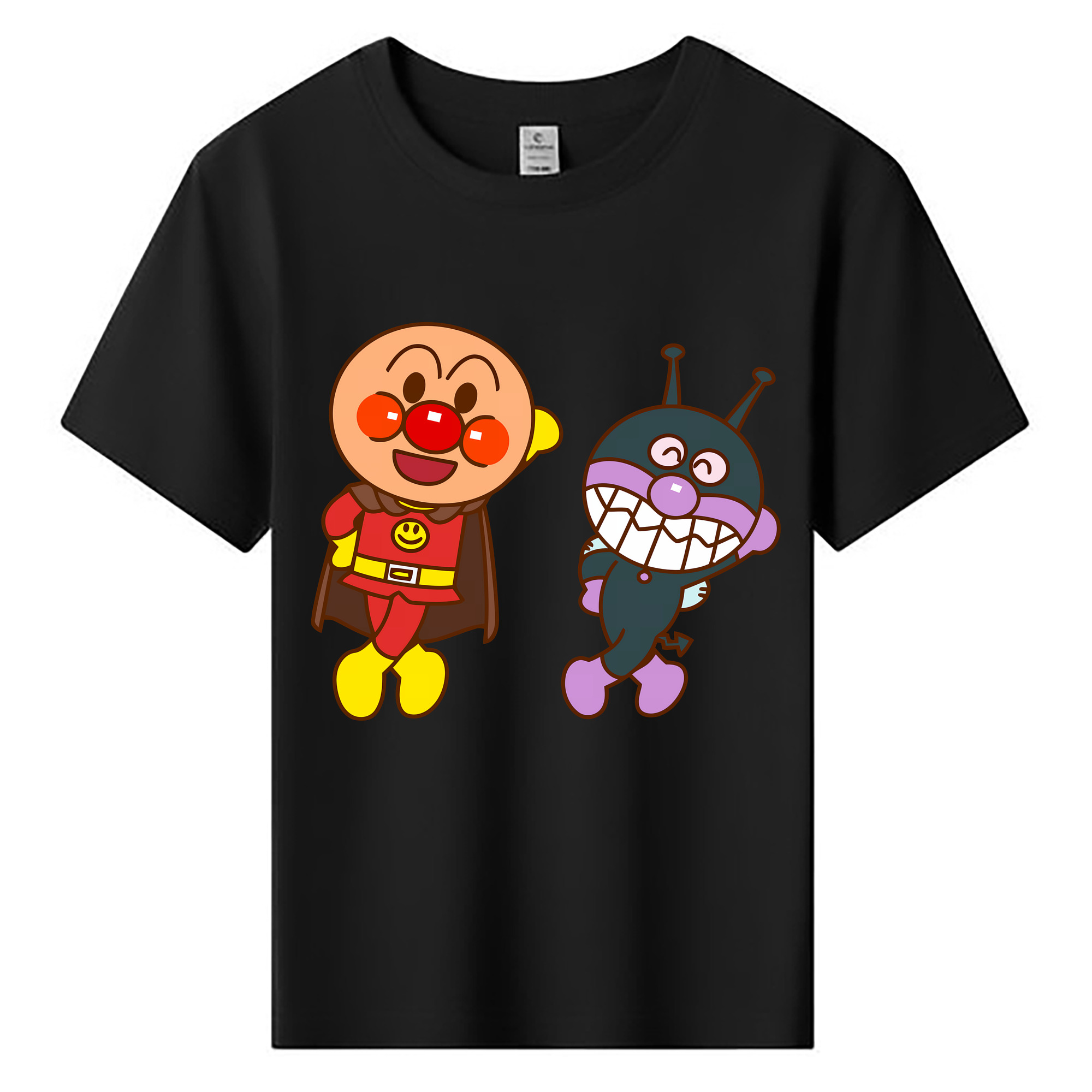（画像用） アンパンマン Anpanman 綿100％キッズTシャツ（フロントプリント）