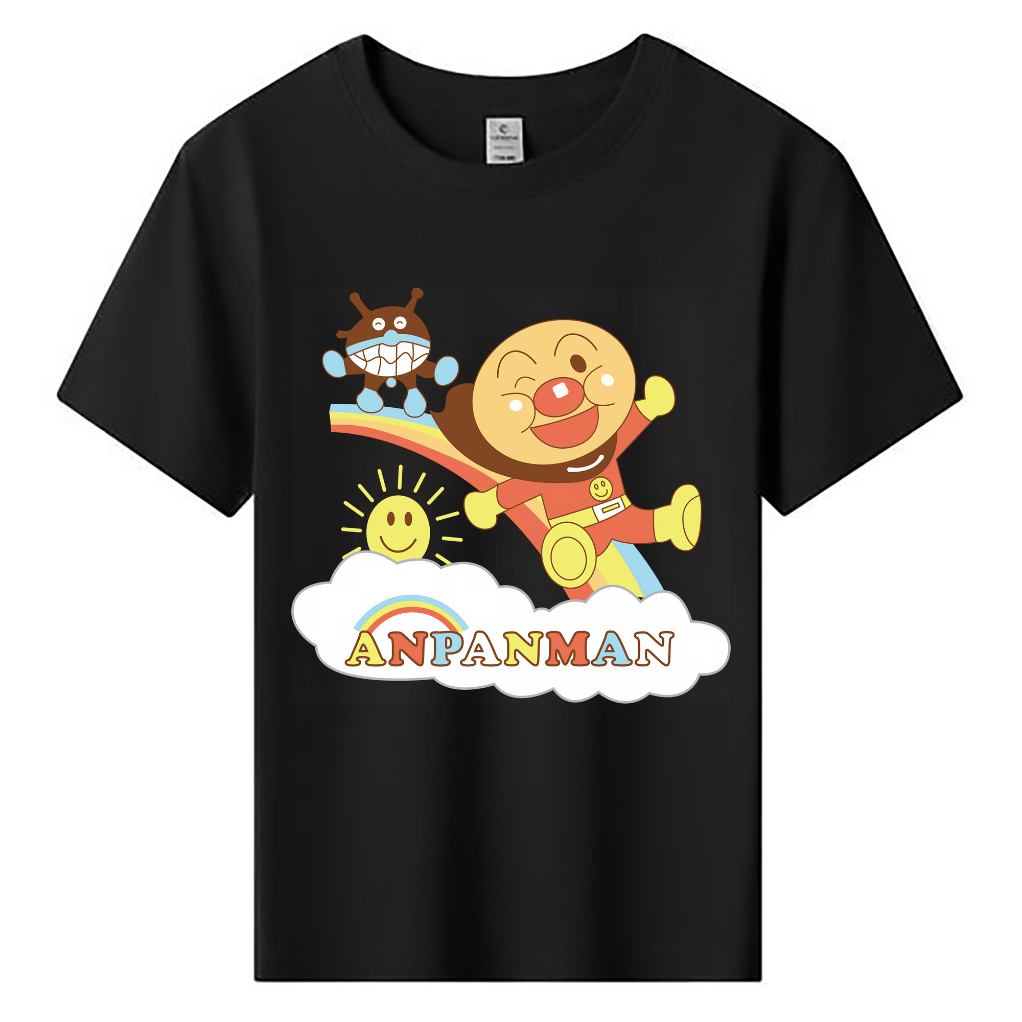 （画像用） アンパンマン Anpanman 綿100％キッズTシャツ（フロントプリント）