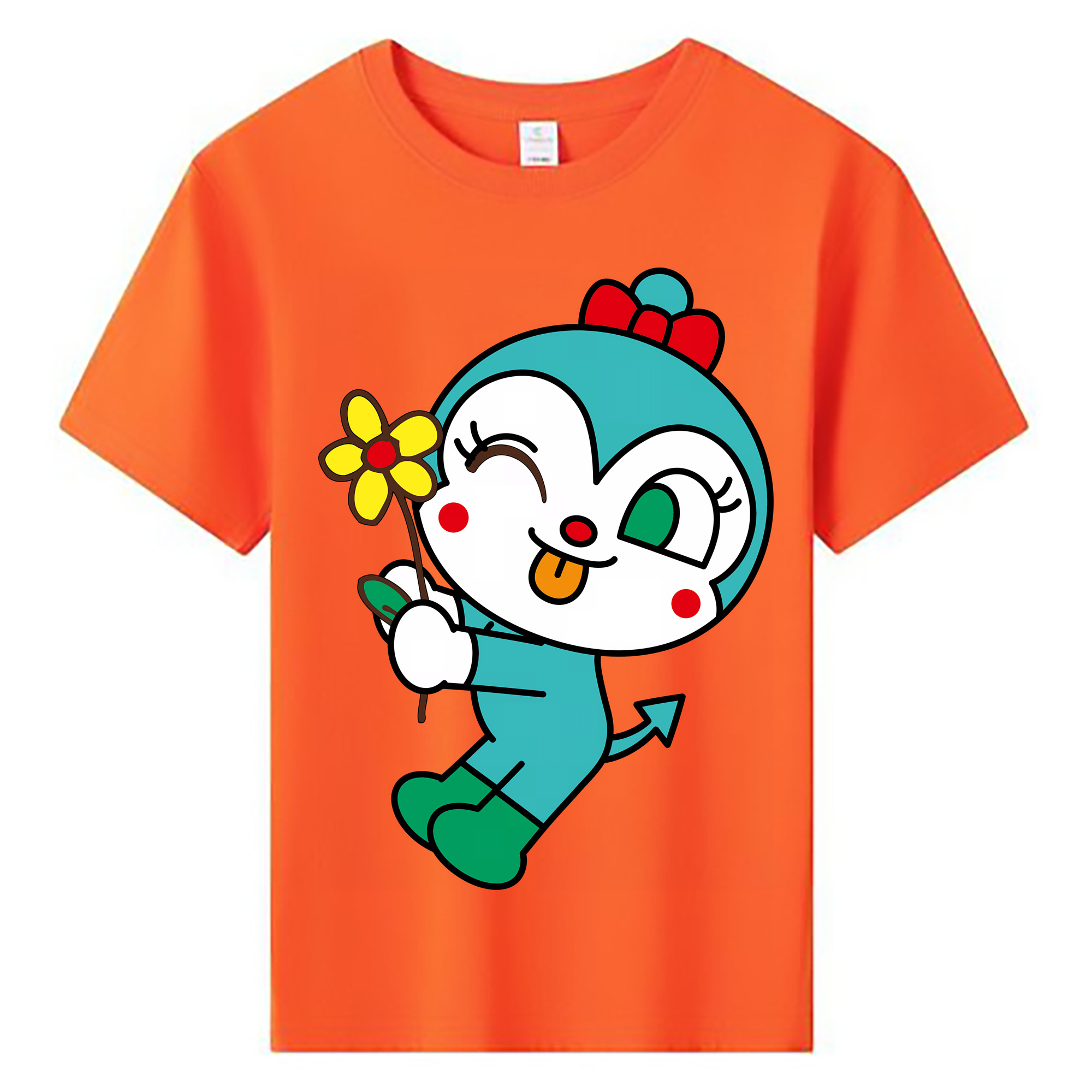 （画像用） アンパンマン Anpanman 綿100％キッズTシャツ（フロントプリント）