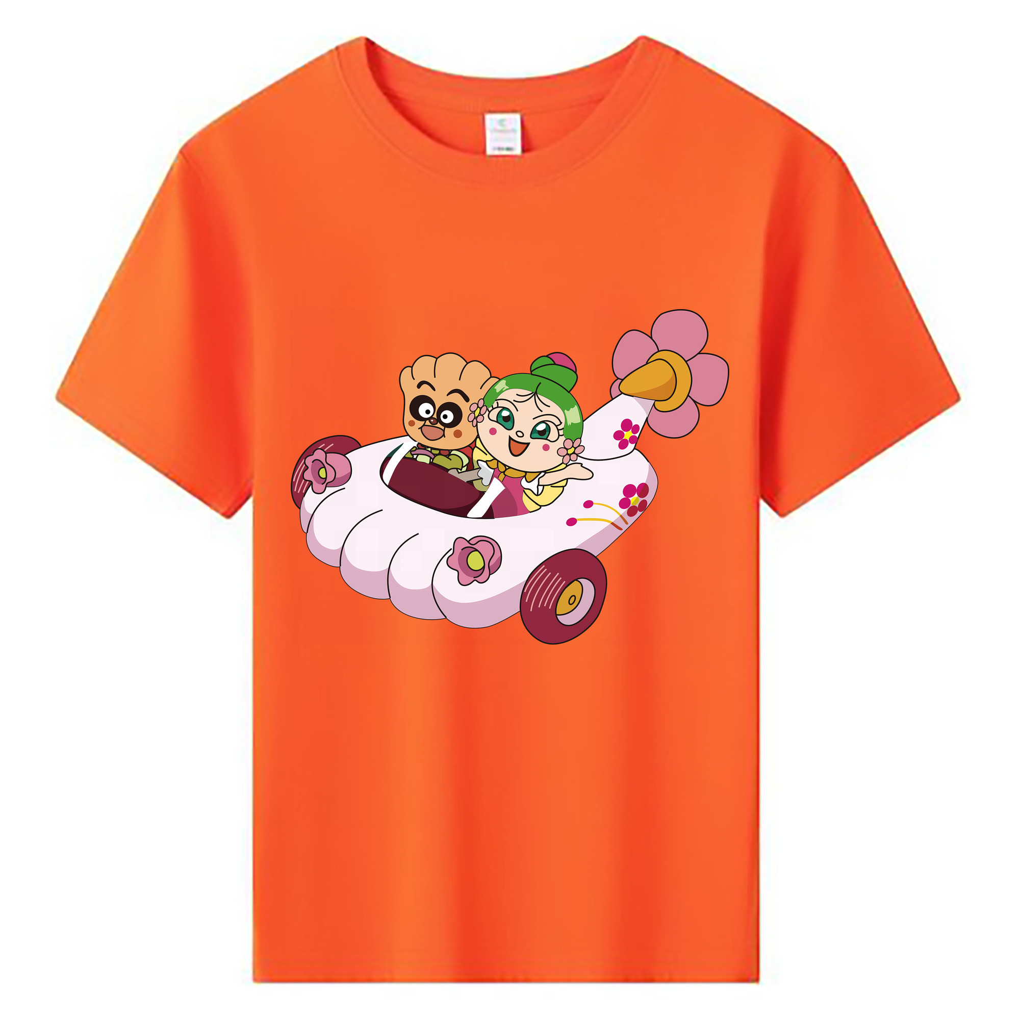 （画像用） アンパンマン Anpanman 綿100％キッズTシャツ（フロントプリント）