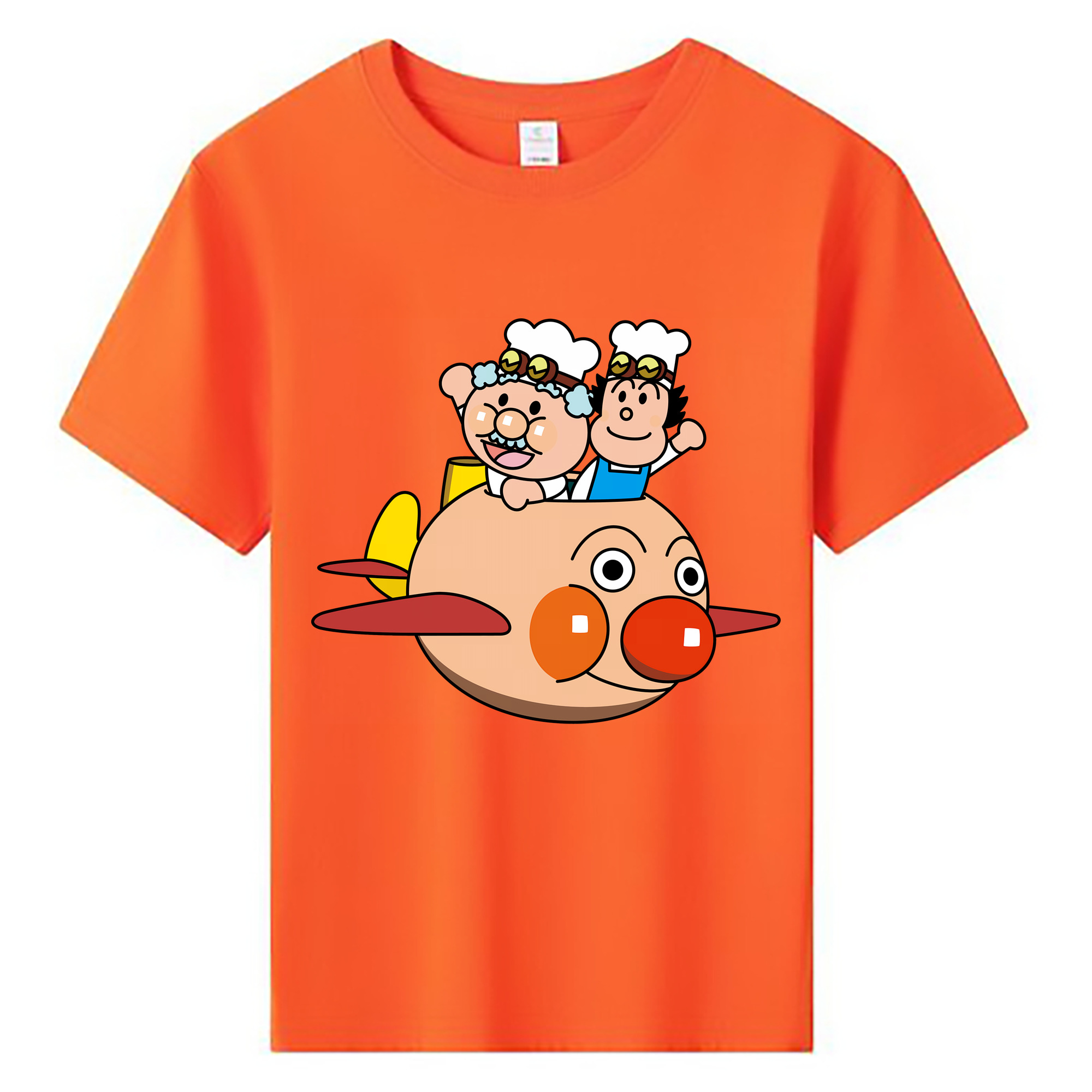 （画像用） アンパンマン Anpanman 綿100％キッズTシャツ（フロントプリント）