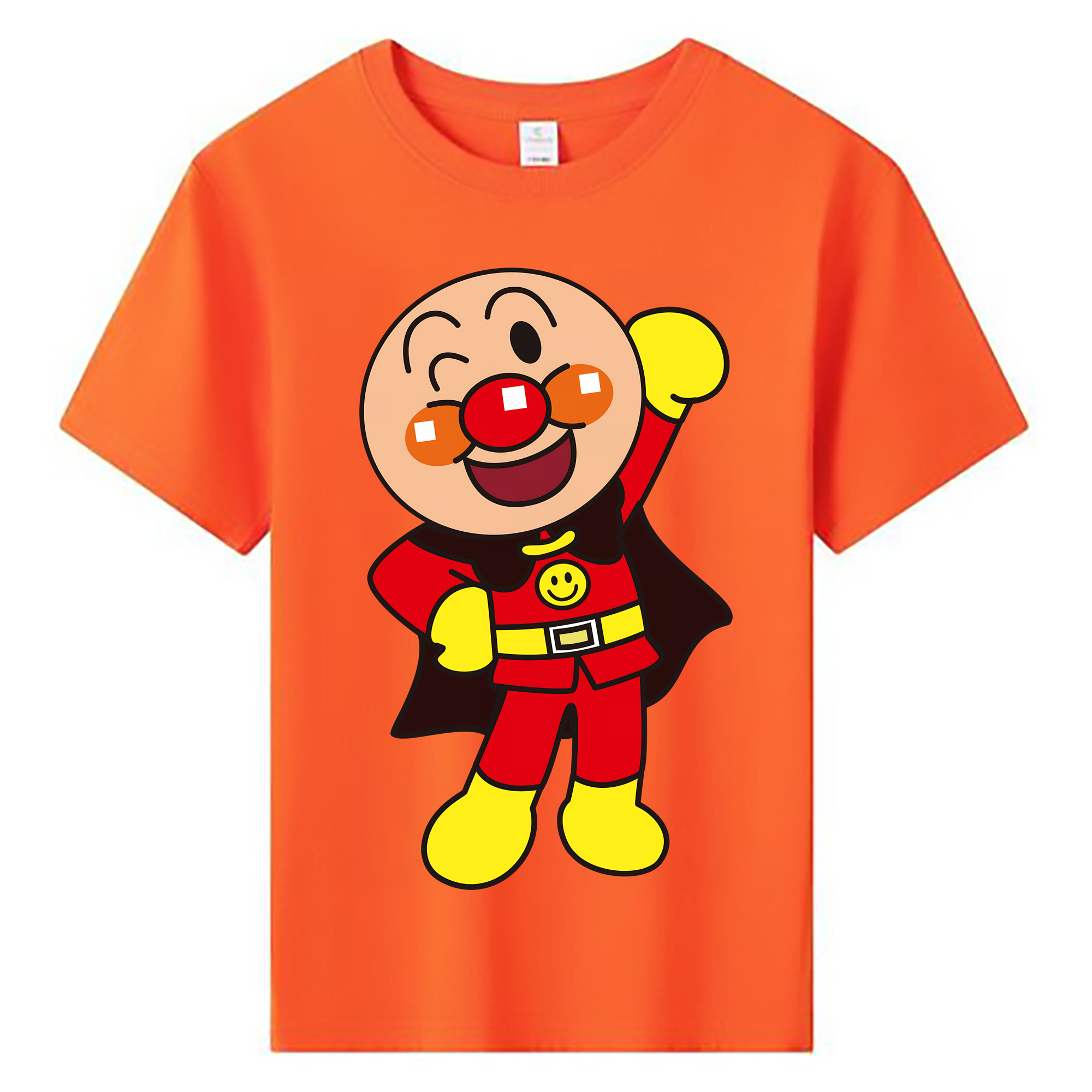 （画像用） アンパンマン Anpanman 綿100％キッズTシャツ（フロントプリント）