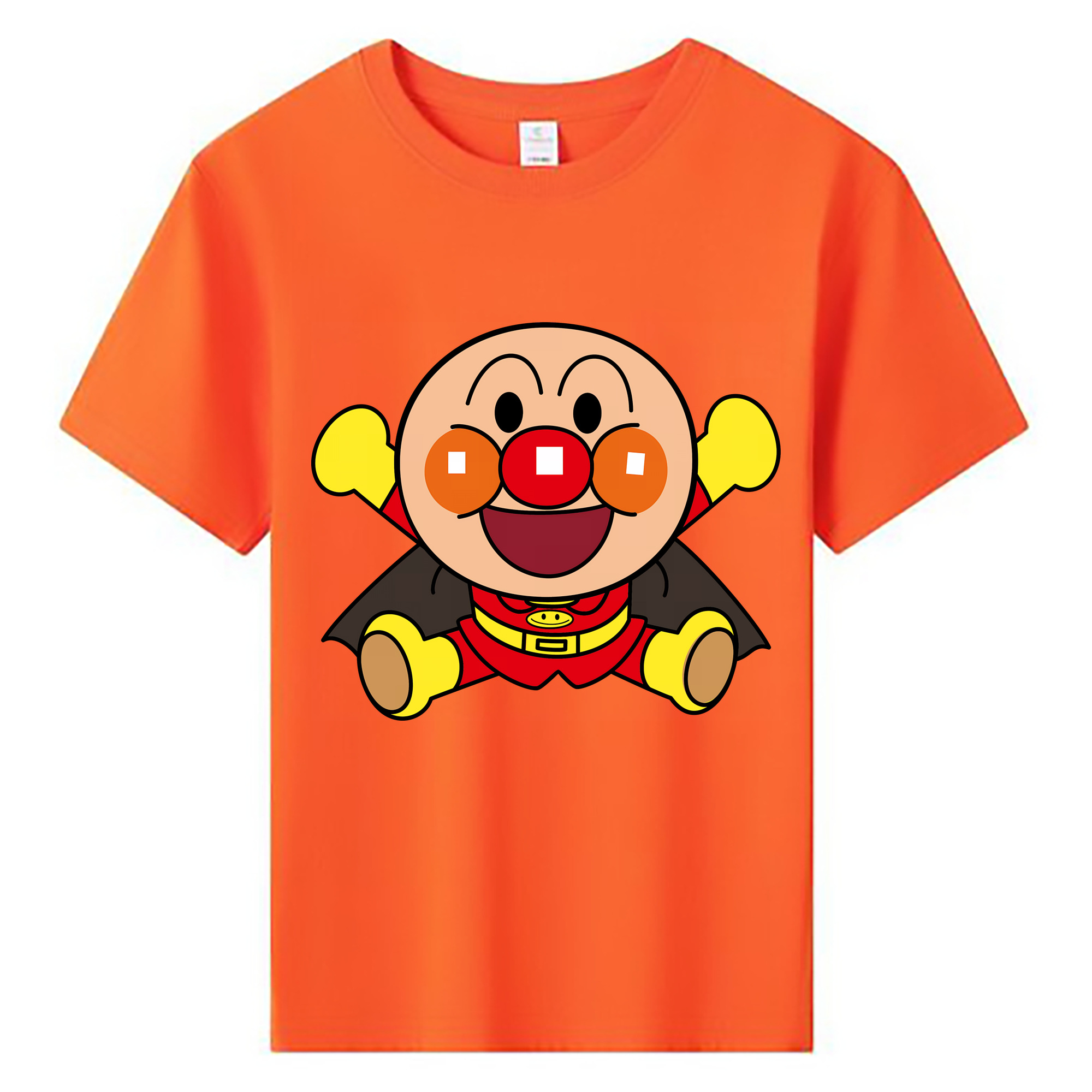 （画像用） アンパンマン Anpanman 綿100％キッズTシャツ（フロントプリント）