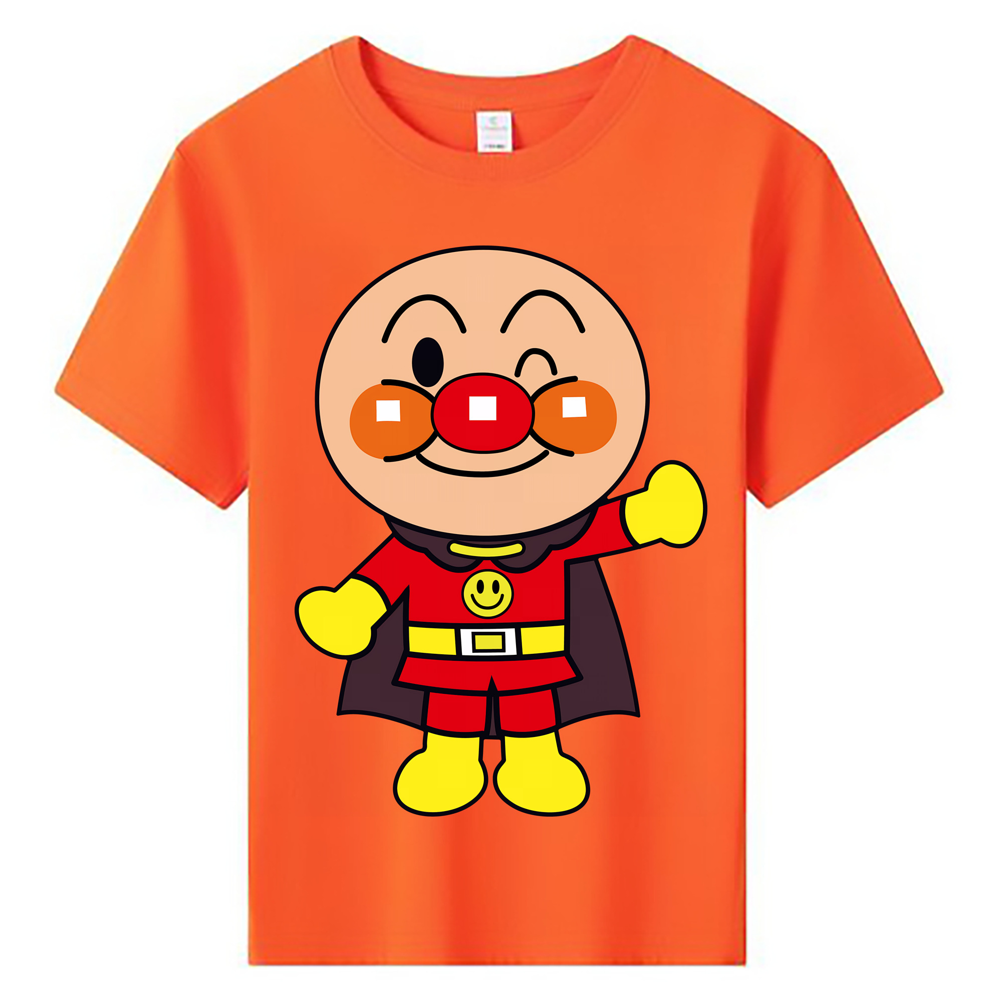 （画像用） アンパンマン Anpanman 綿100％キッズTシャツ（フロントプリント）