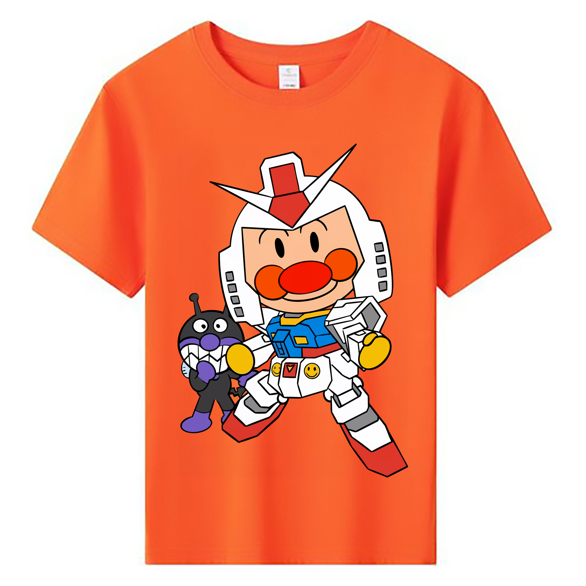 （画像用） アンパンマン Anpanman 綿100％キッズTシャツ（フロントプリント）