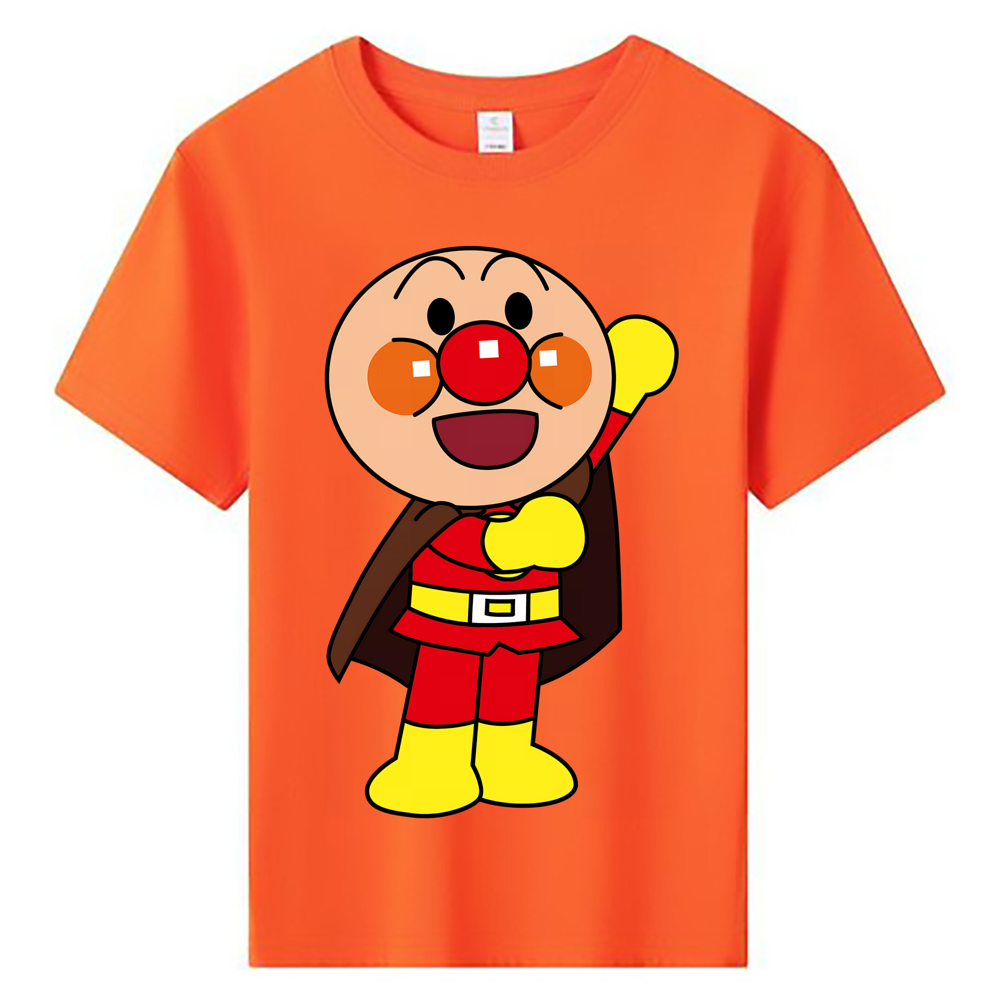 （画像用） アンパンマン Anpanman 綿100％キッズTシャツ（フロントプリント）