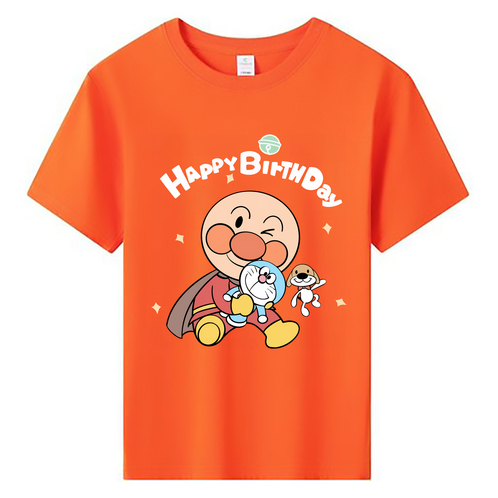 （画像用） アンパンマン Anpanman 綿100％キッズTシャツ（フロントプリント）