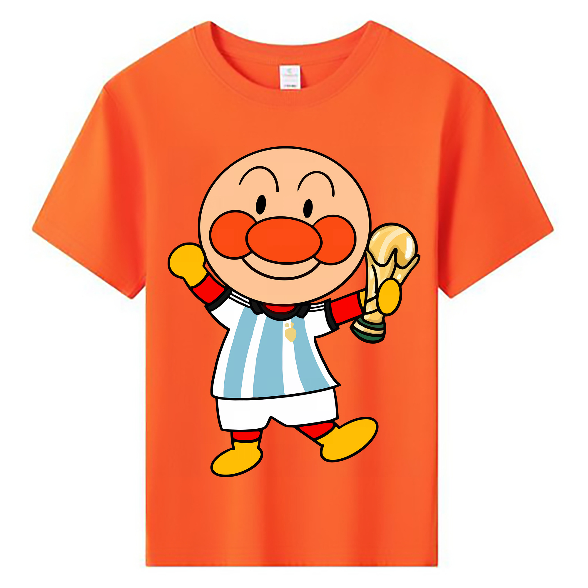 （画像用） アンパンマン Anpanman 綿100％キッズTシャツ（フロントプリント）
