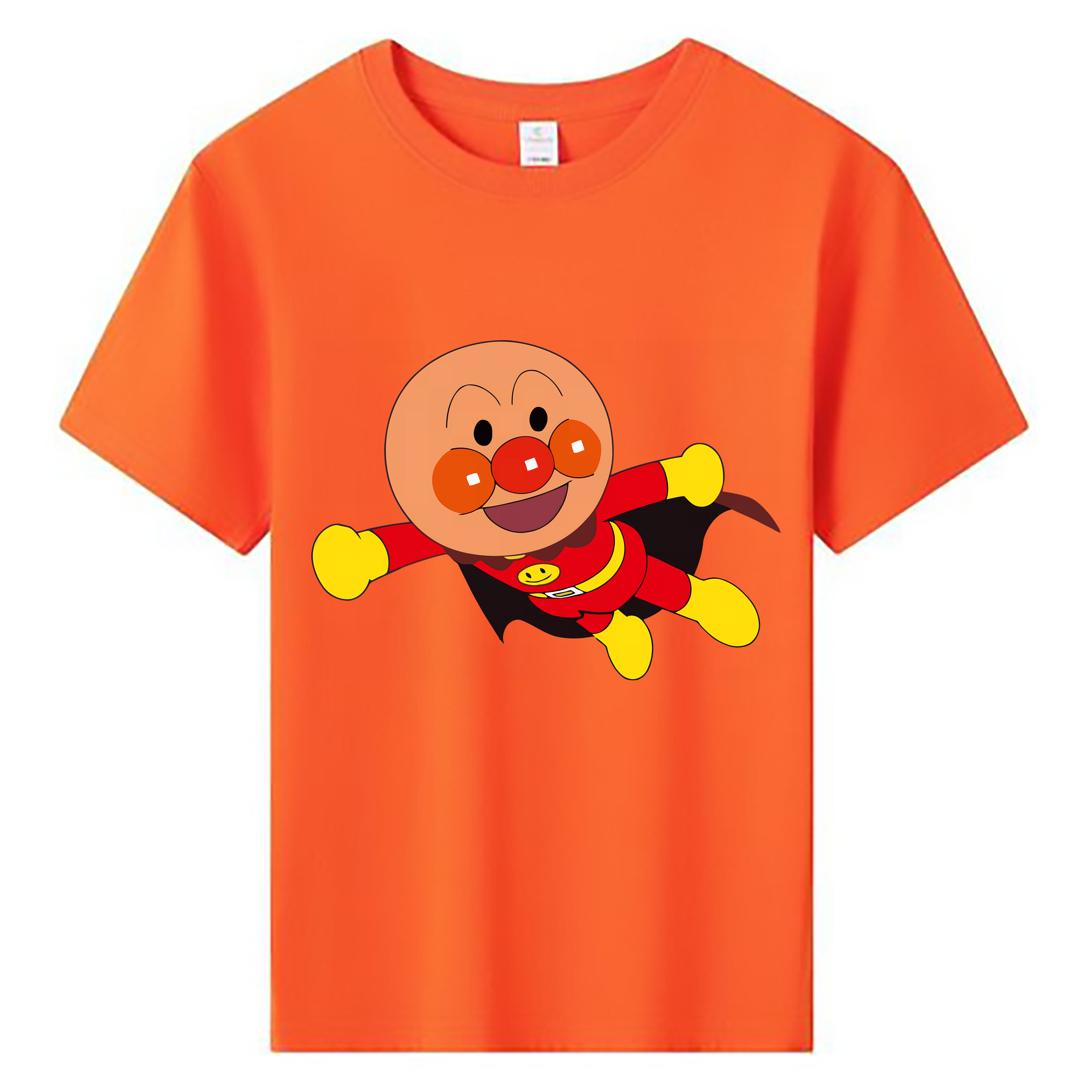 （画像用） アンパンマン Anpanman 綿100％キッズTシャツ（フロントプリント）