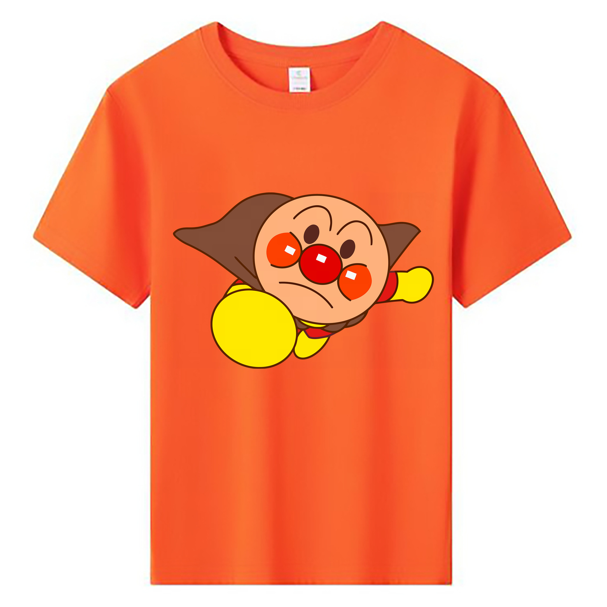 （画像用） アンパンマン Anpanman 綿100％キッズTシャツ（フロントプリント）