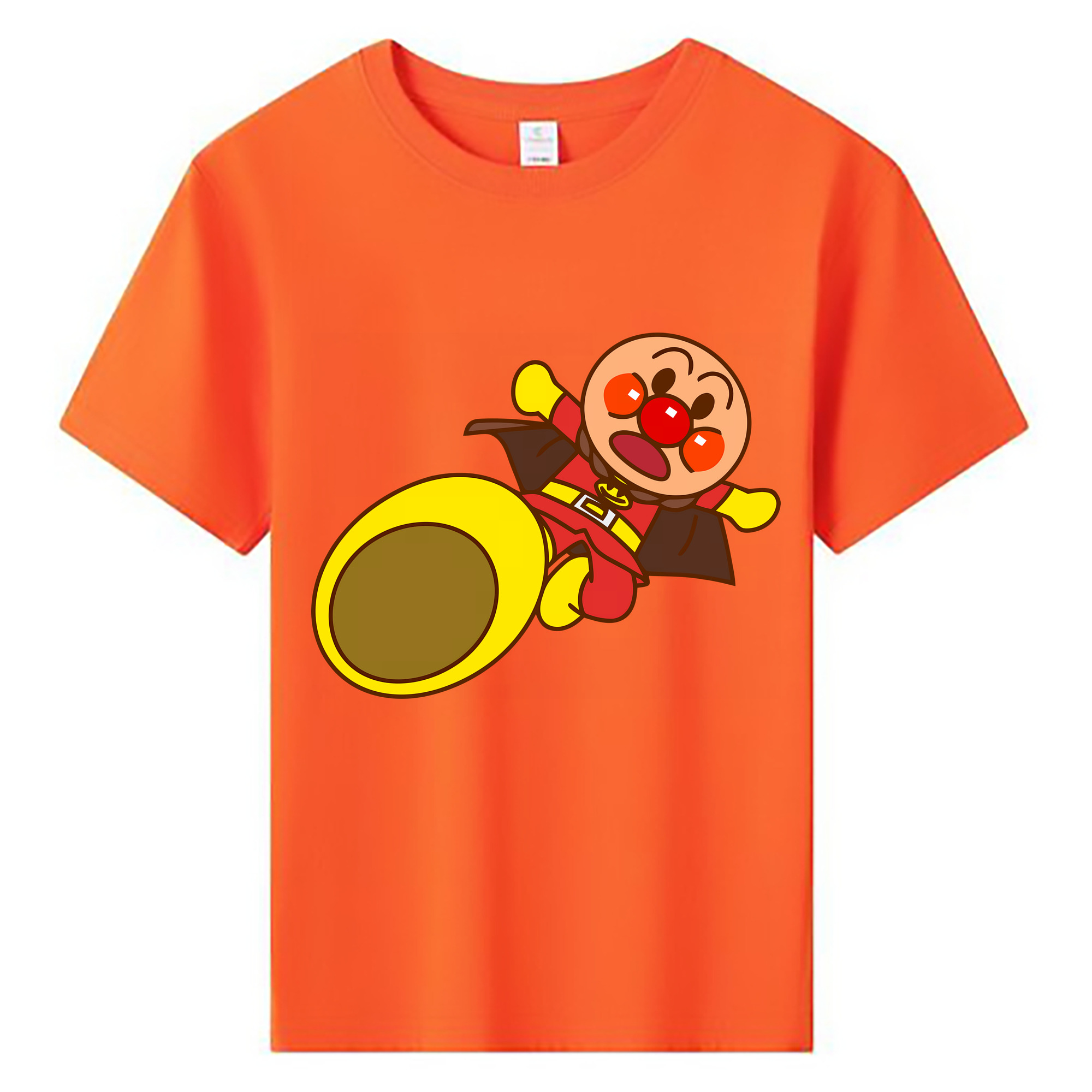 （画像用） アンパンマン Anpanman 綿100％キッズTシャツ（フロントプリント）