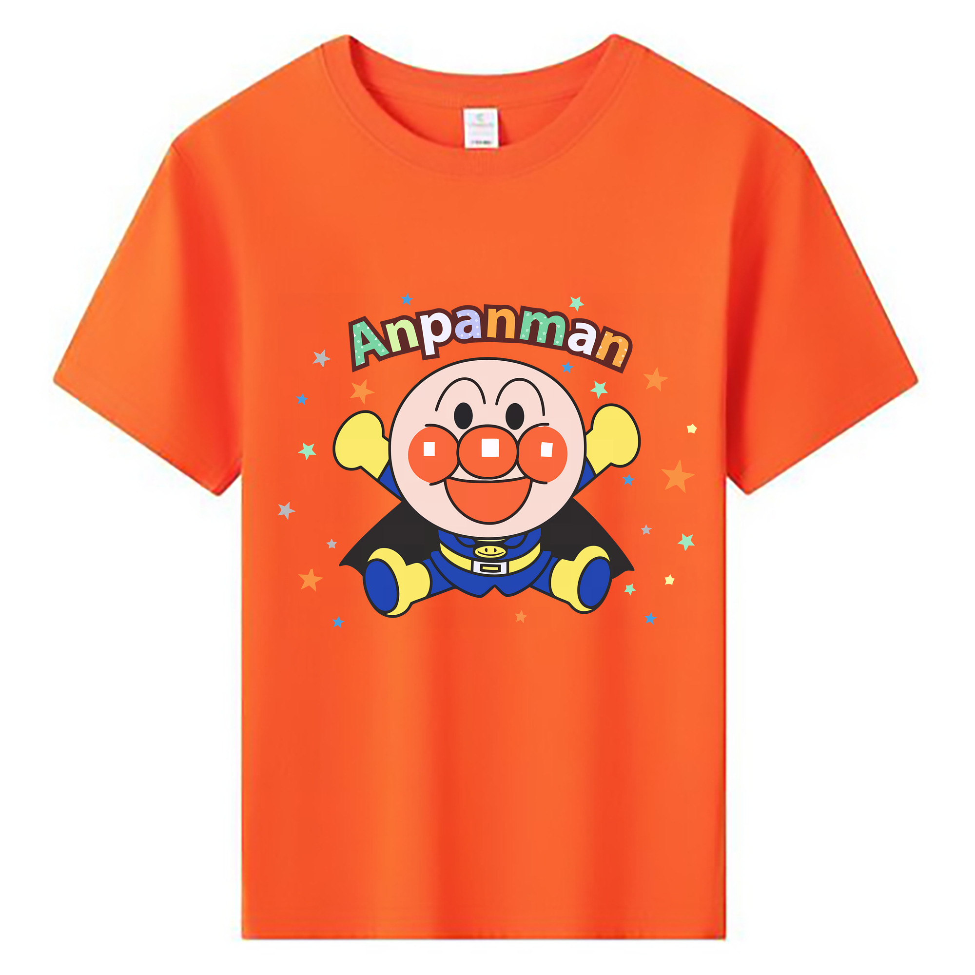 （画像用） アンパンマン Anpanman 綿100％キッズTシャツ（フロントプリント）