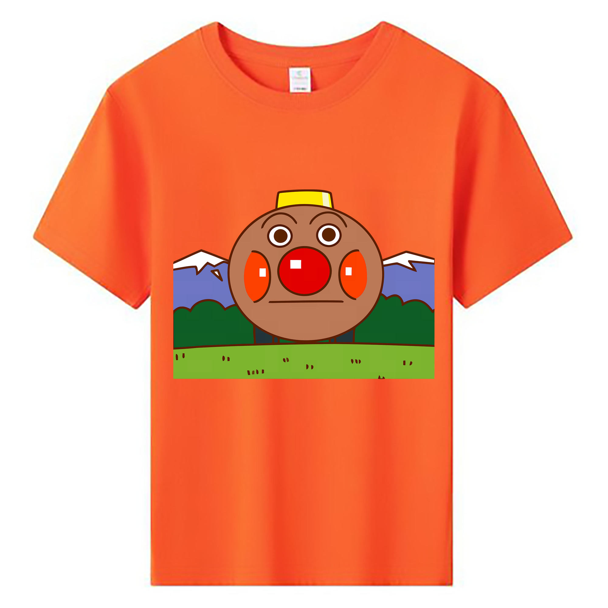 （画像用） アンパンマン Anpanman 綿100％キッズTシャツ（フロントプリント）