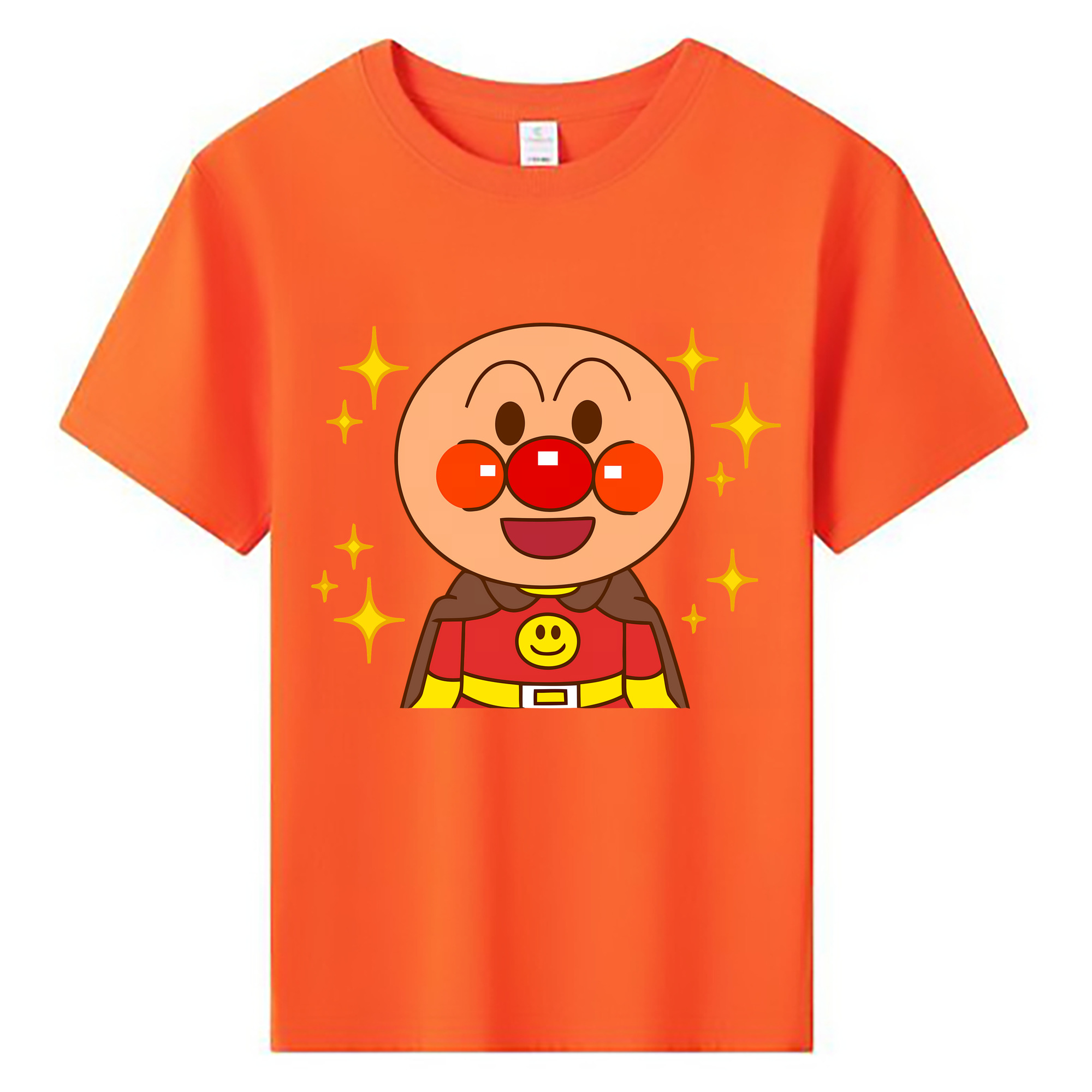 （画像用） アンパンマン Anpanman 綿100％キッズTシャツ（フロントプリント）