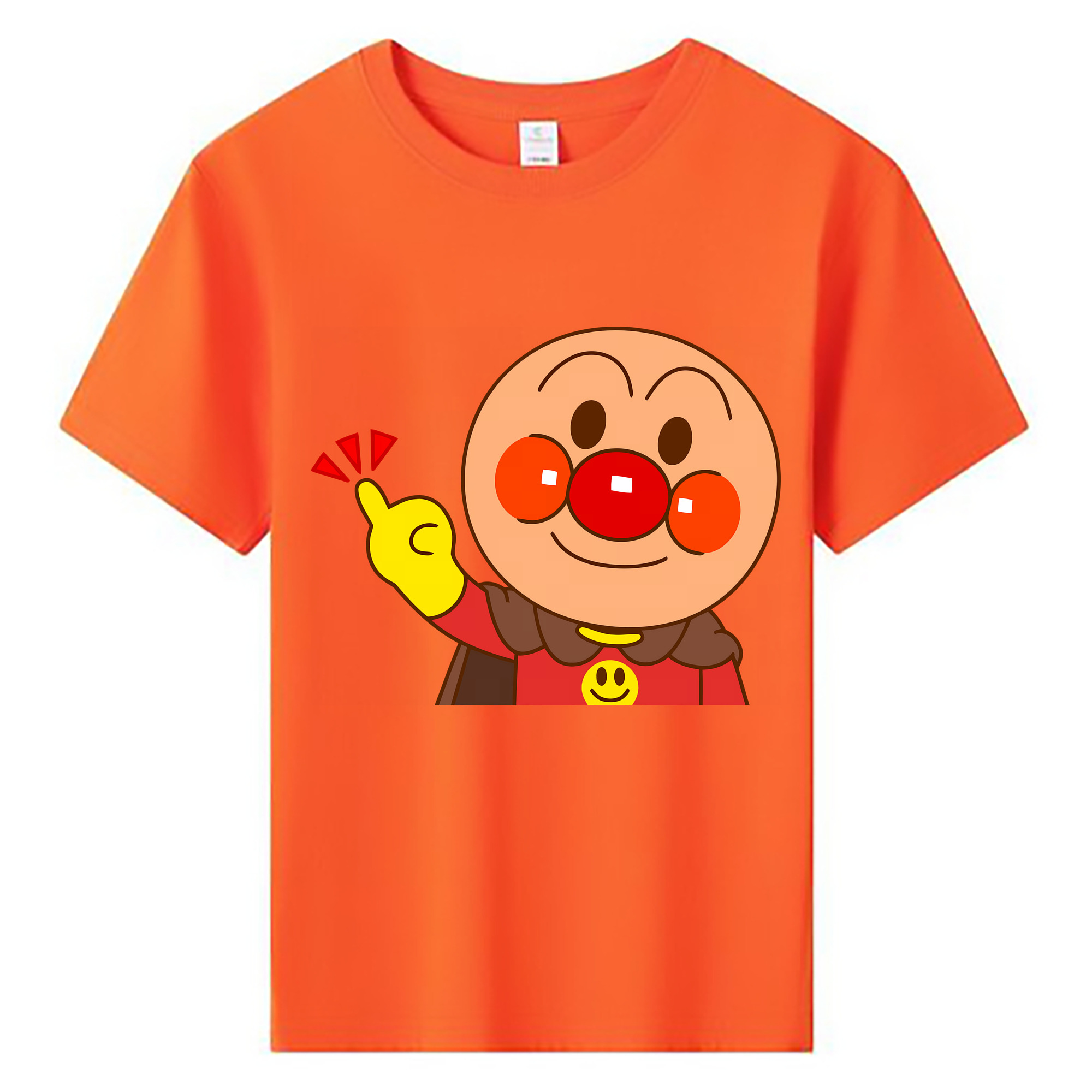 （画像用） アンパンマン Anpanman 綿100％キッズTシャツ（フロントプリント）