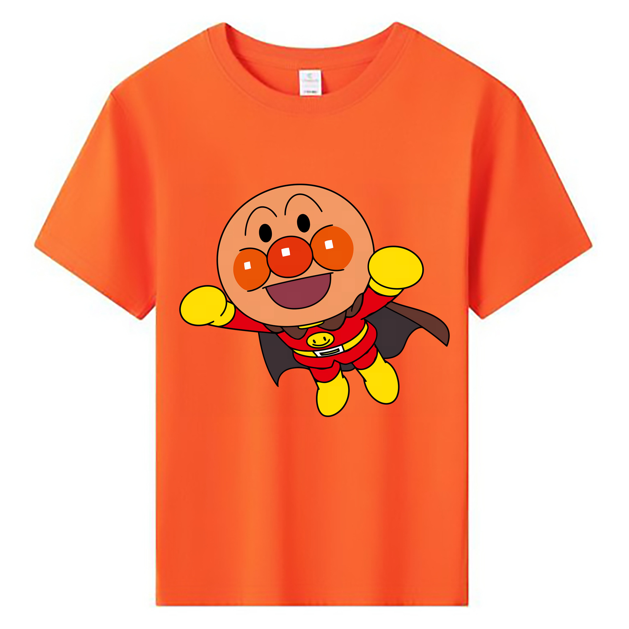 （画像用） アンパンマン Anpanman 綿100％キッズTシャツ（フロントプリント）