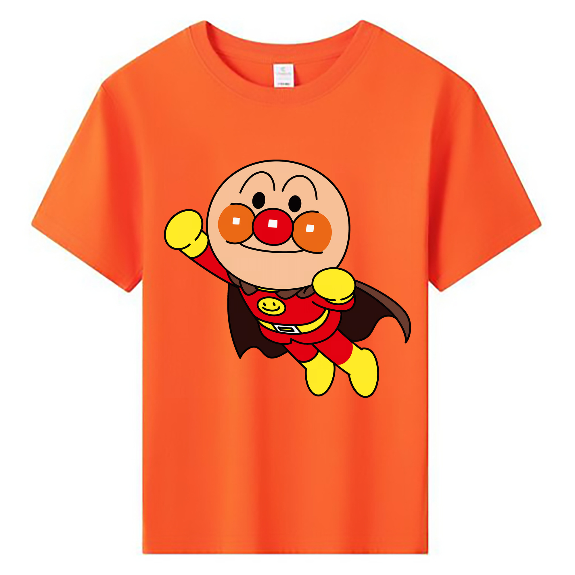 （画像用） アンパンマン Anpanman 綿100％キッズTシャツ（フロントプリント）