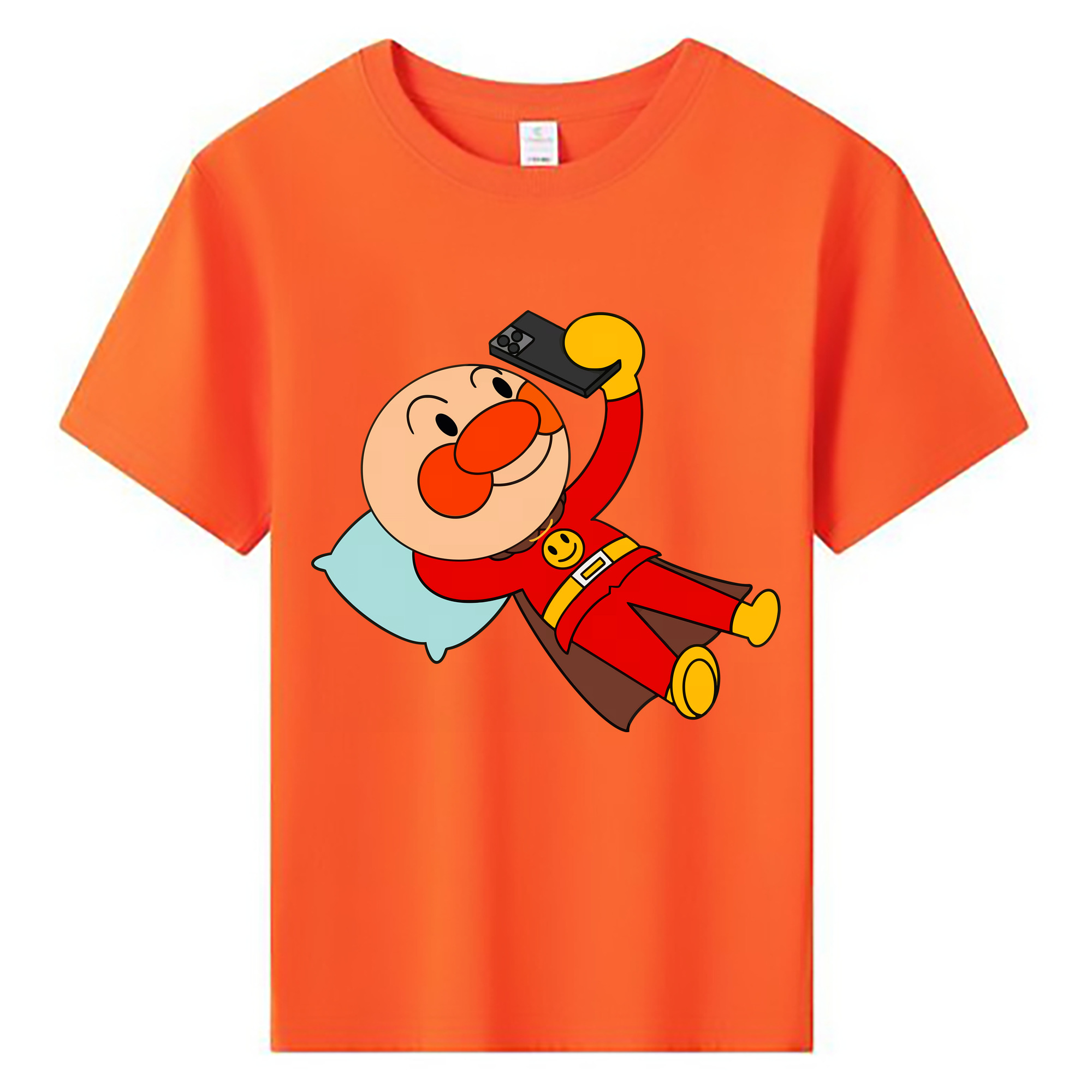 （画像用） アンパンマン Anpanman 綿100％キッズTシャツ（フロントプリント）