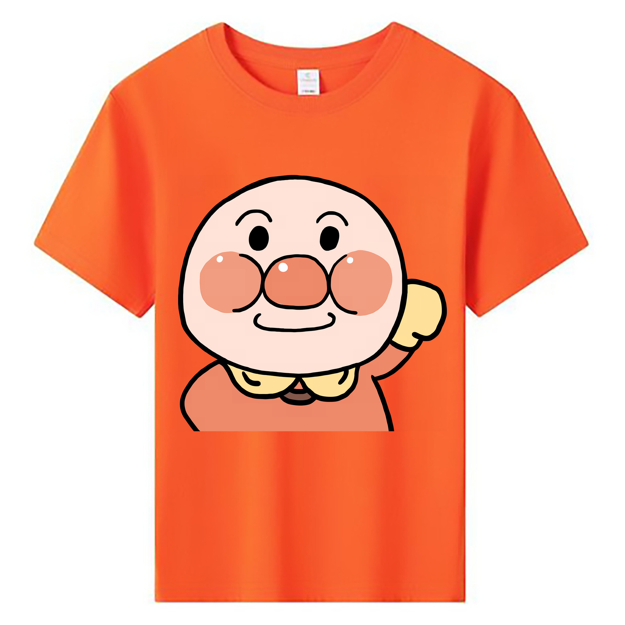 （画像用） アンパンマン Anpanman 綿100％キッズTシャツ（フロントプリント）