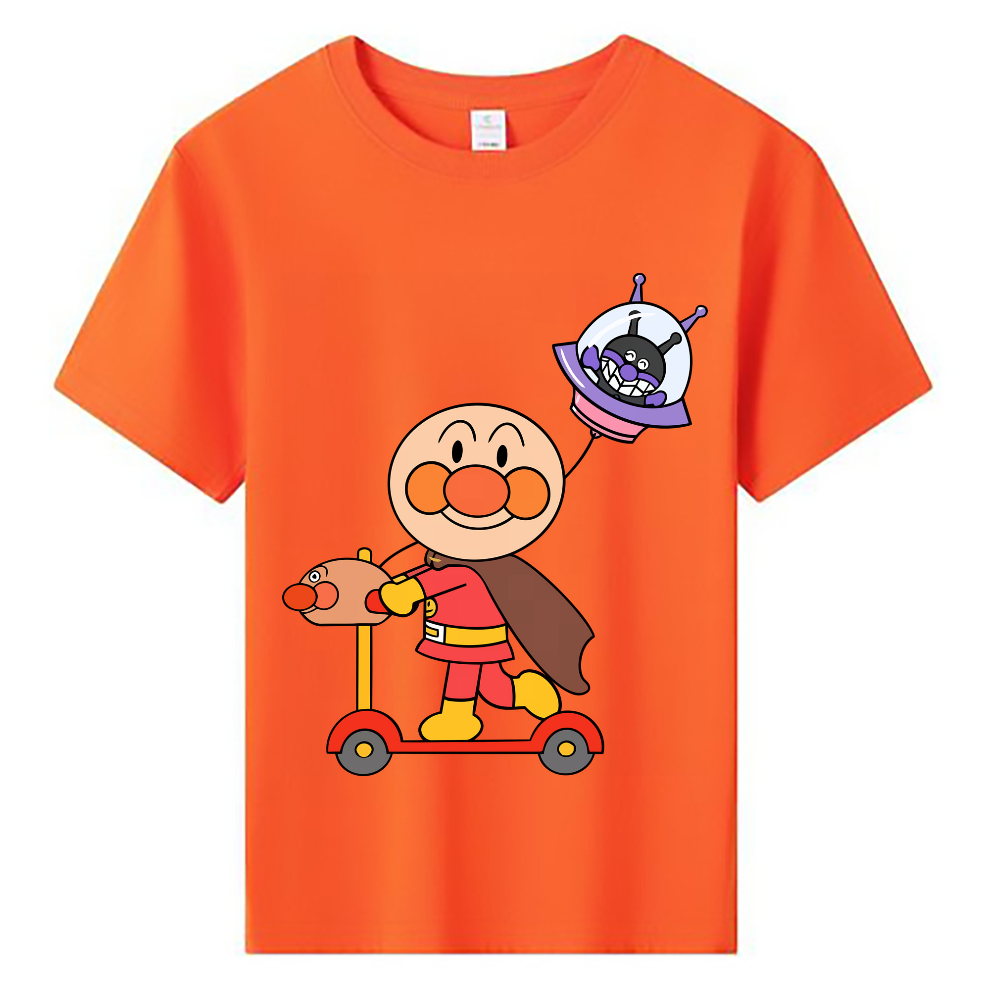 （画像用） アンパンマン Anpanman 綿100％キッズTシャツ（フロントプリント）