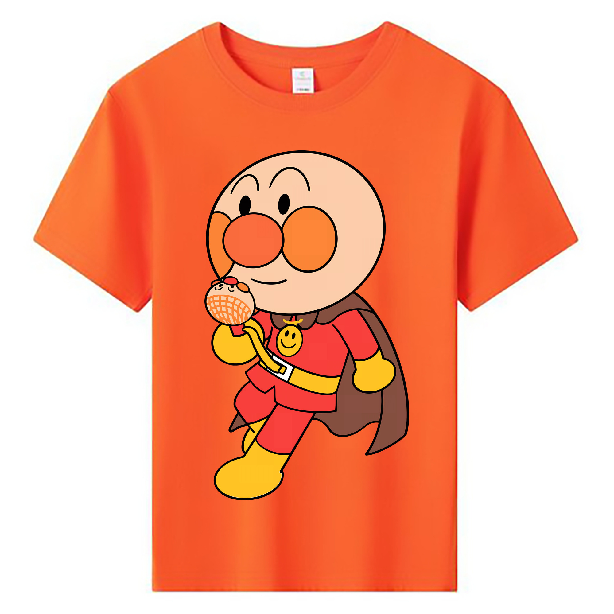（画像用） アンパンマン Anpanman 綿100％キッズTシャツ（フロントプリント）