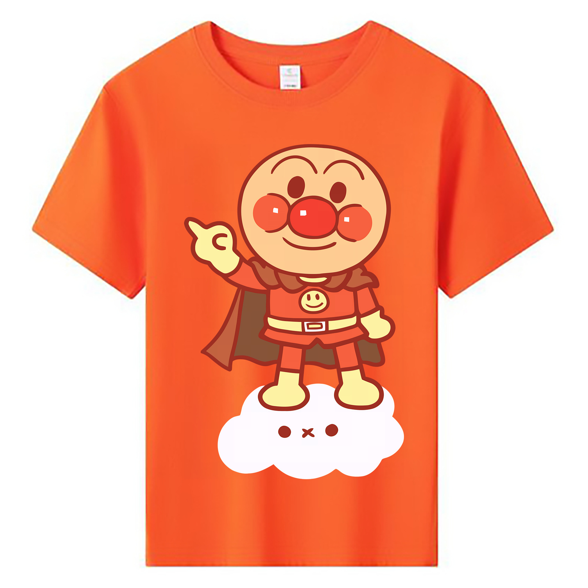 （画像用） アンパンマン Anpanman 綿100％キッズTシャツ（フロントプリント）