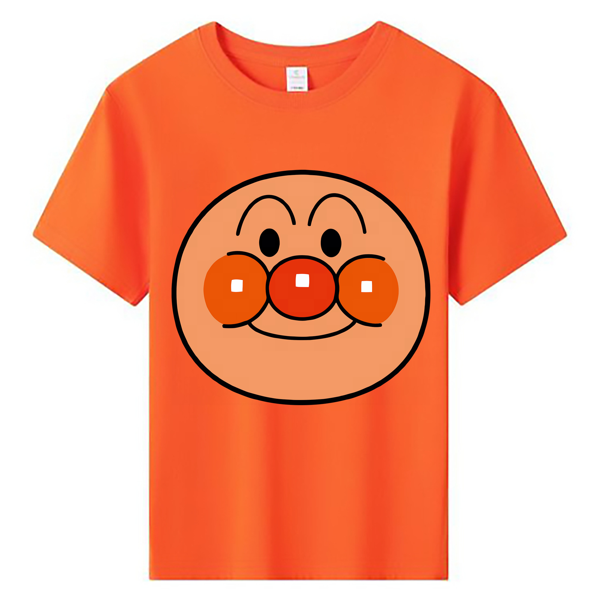 （画像用） アンパンマン Anpanman 綿100％キッズTシャツ（フロントプリント）