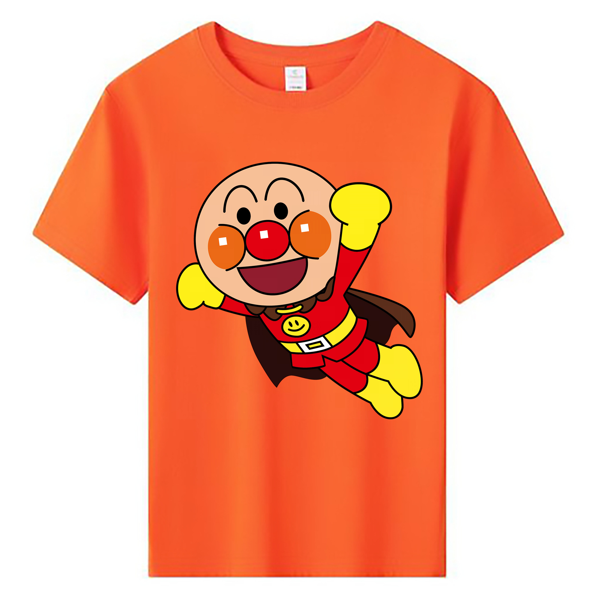 （画像用） アンパンマン Anpanman 綿100％キッズTシャツ（フロントプリント）