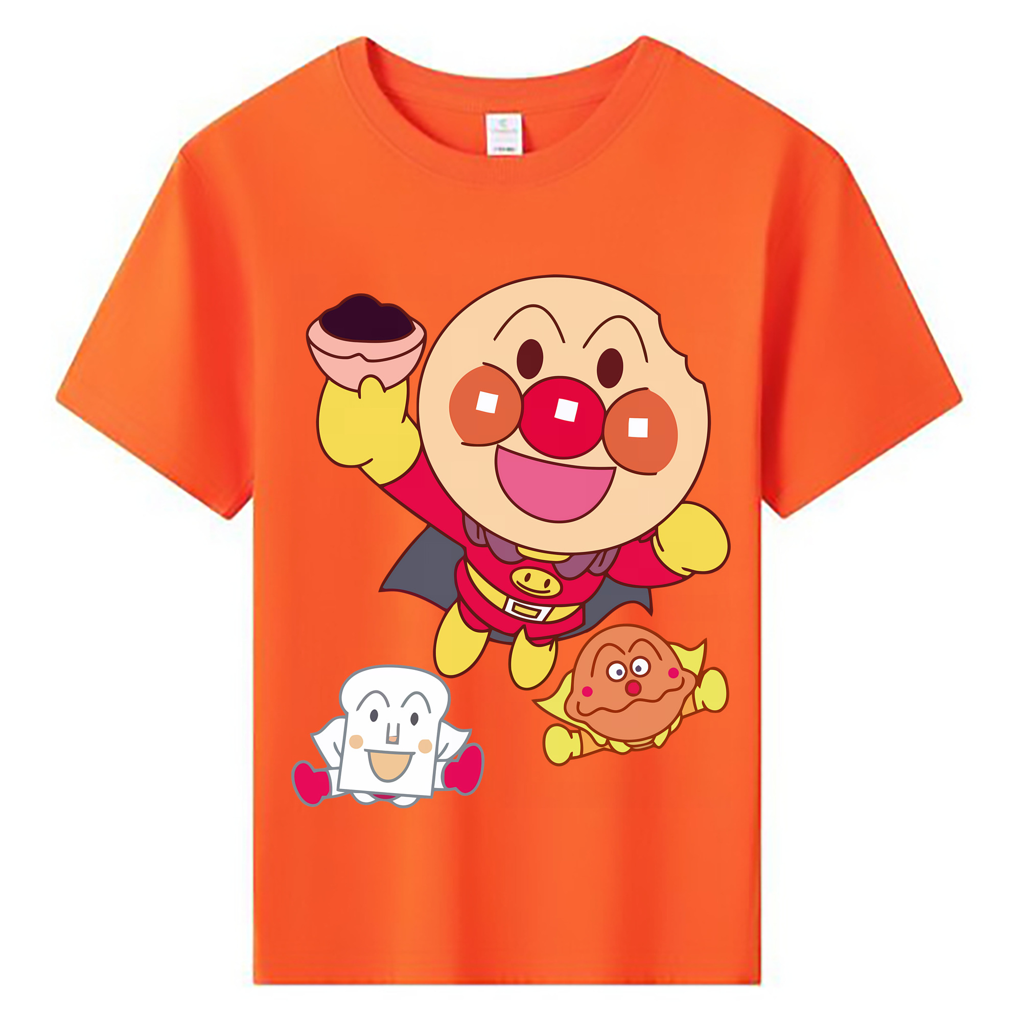 （画像用） アンパンマン Anpanman 綿100％キッズTシャツ（フロントプリント）