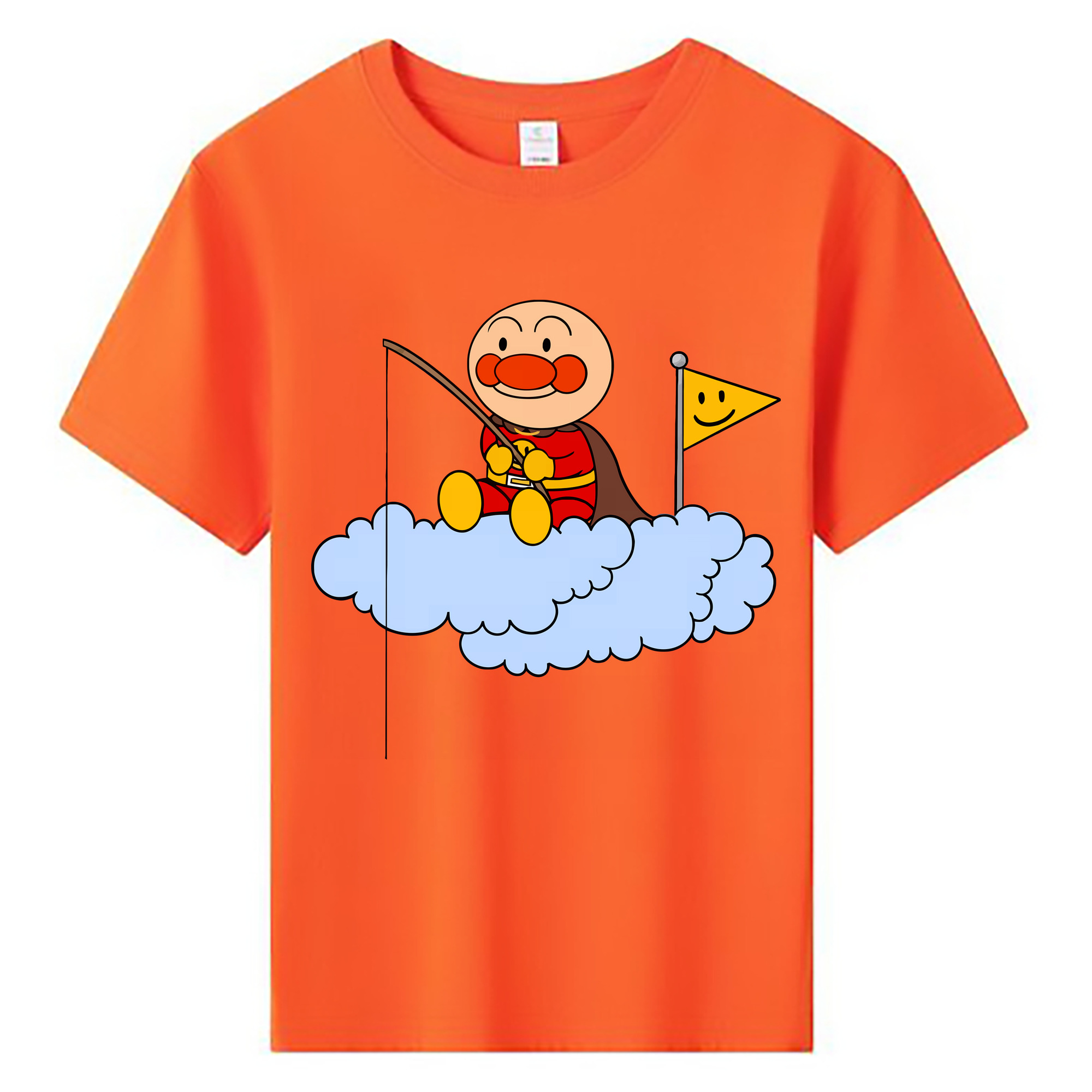 （画像用） アンパンマン Anpanman 綿100％キッズTシャツ（フロントプリント）
