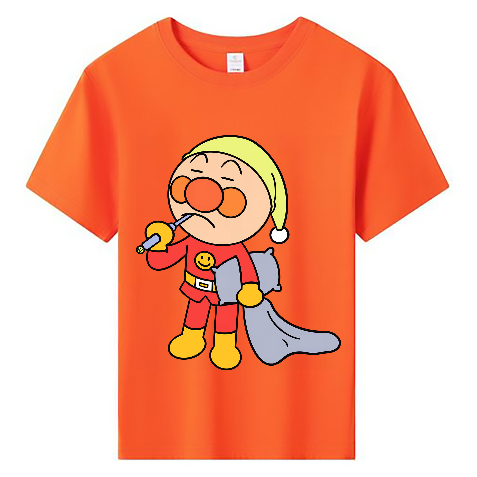 （画像用） アンパンマン Anpanman 綿100％キッズTシャツ（フロントプリント）