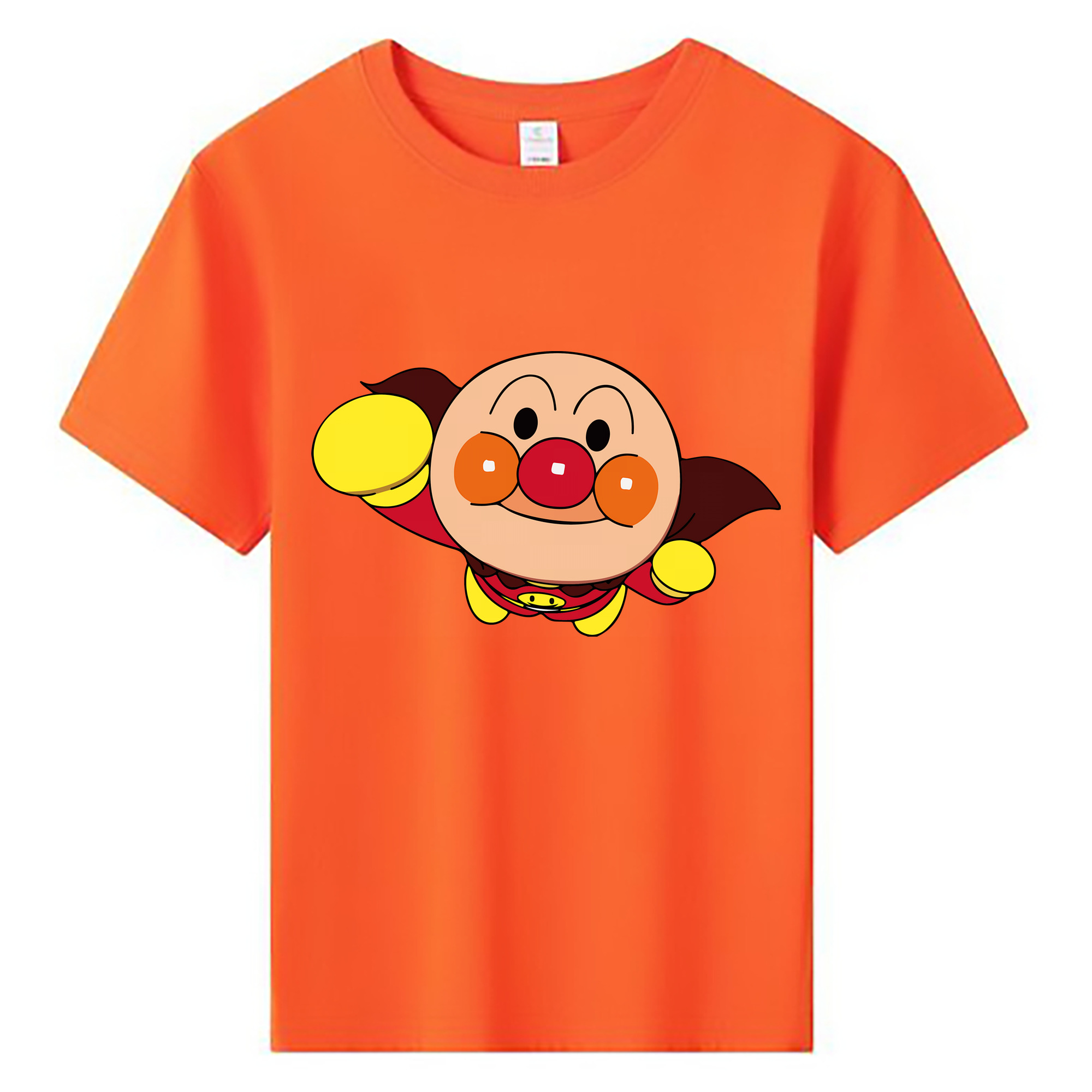 （画像用） アンパンマン Anpanman 綿100％キッズTシャツ（フロントプリント）