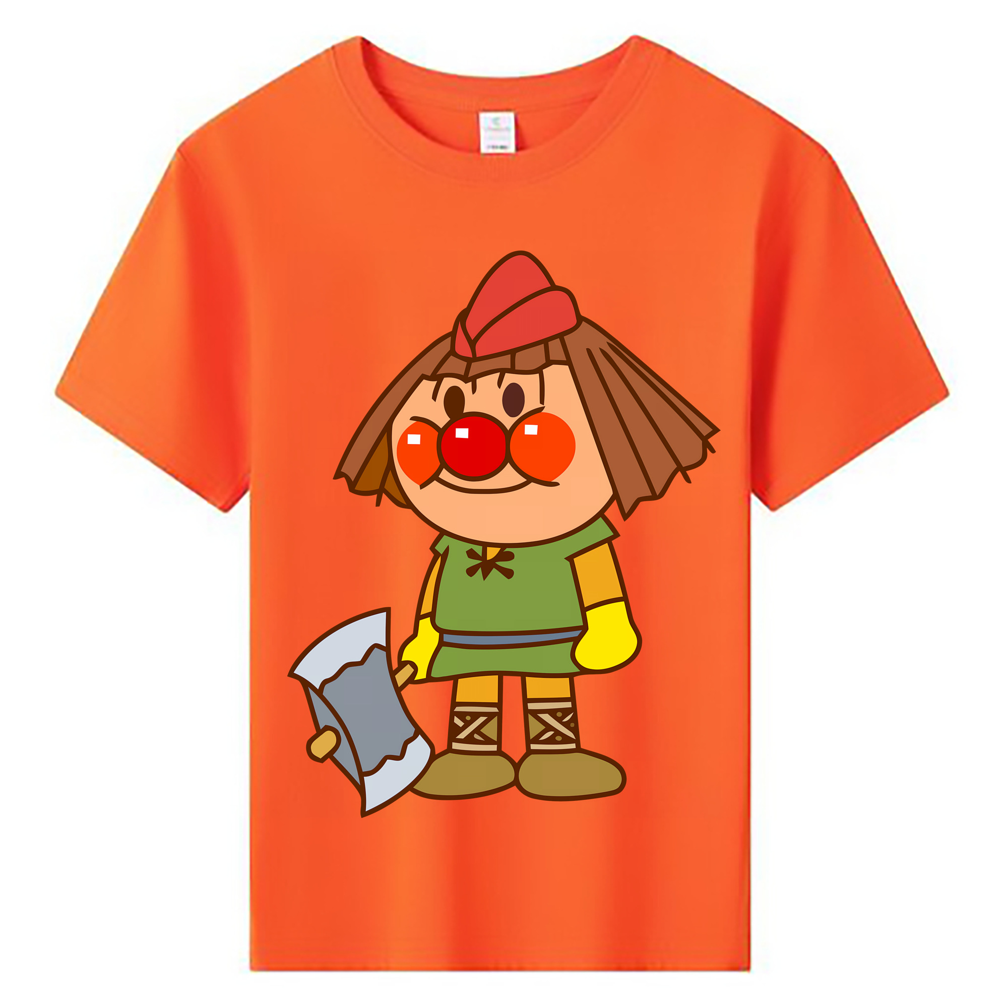 （画像用） アンパンマン Anpanman 綿100％キッズTシャツ（フロントプリント）