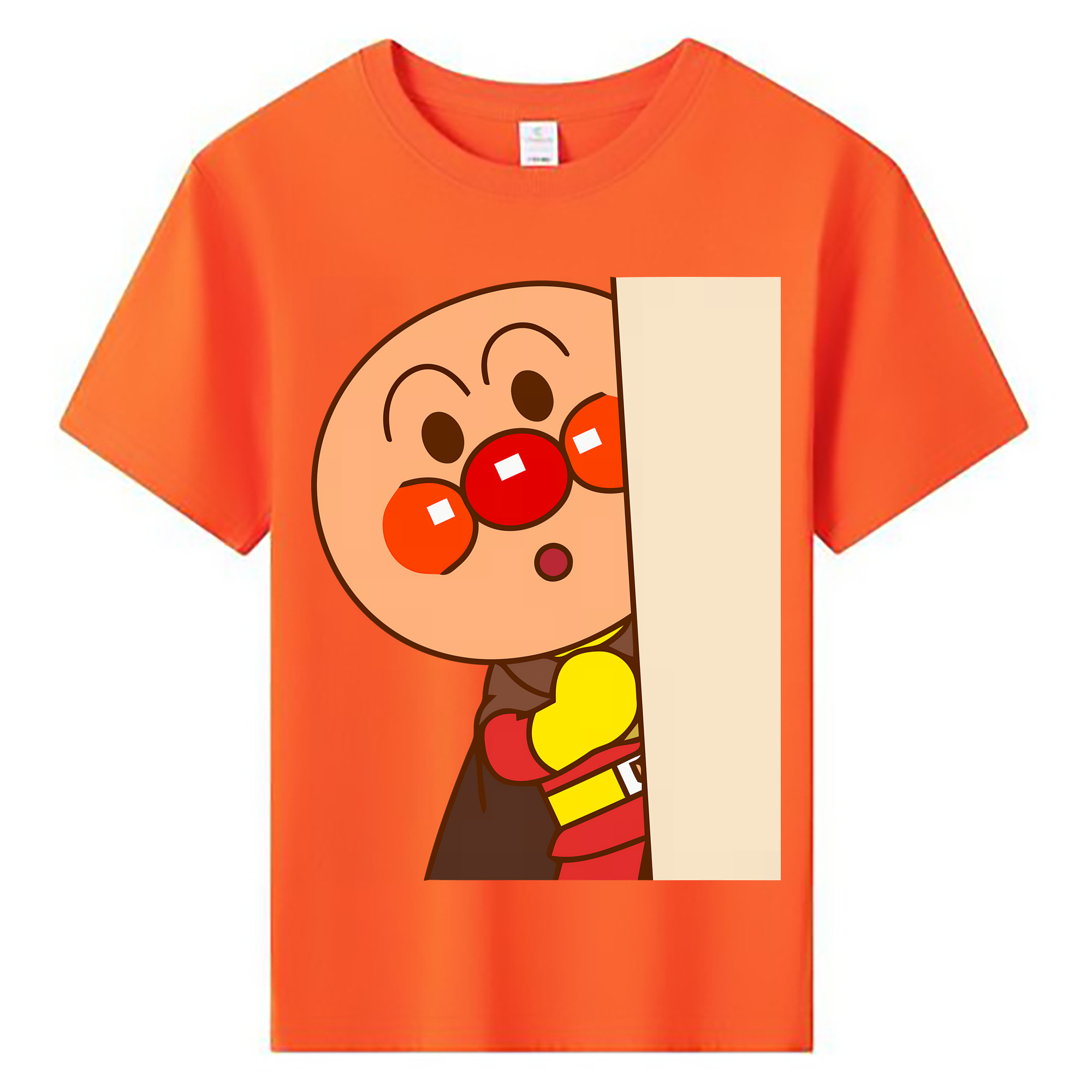 （画像用） アンパンマン Anpanman 綿100％キッズTシャツ（フロントプリント）