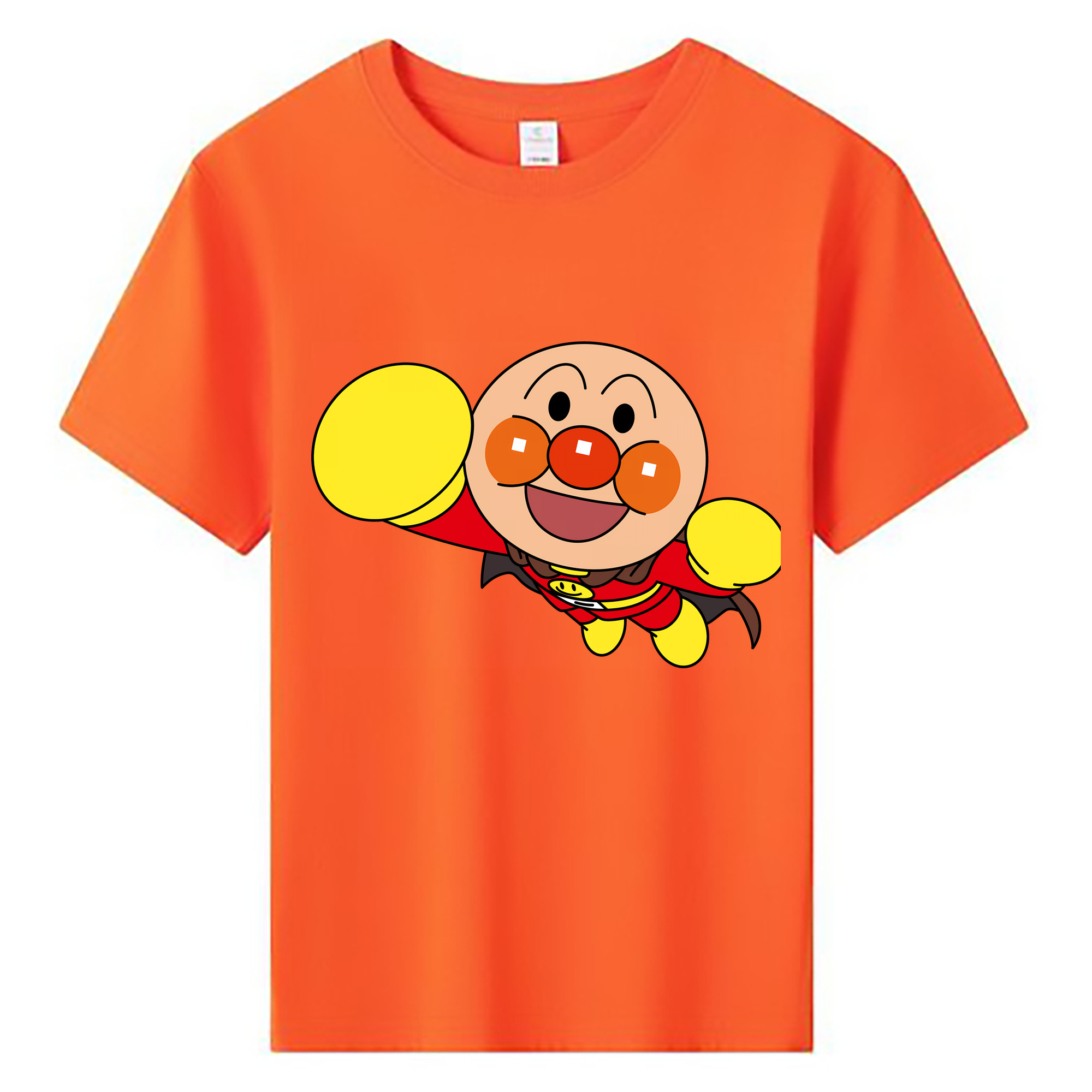 （画像用） アンパンマン Anpanman 綿100％キッズTシャツ（フロントプリント）