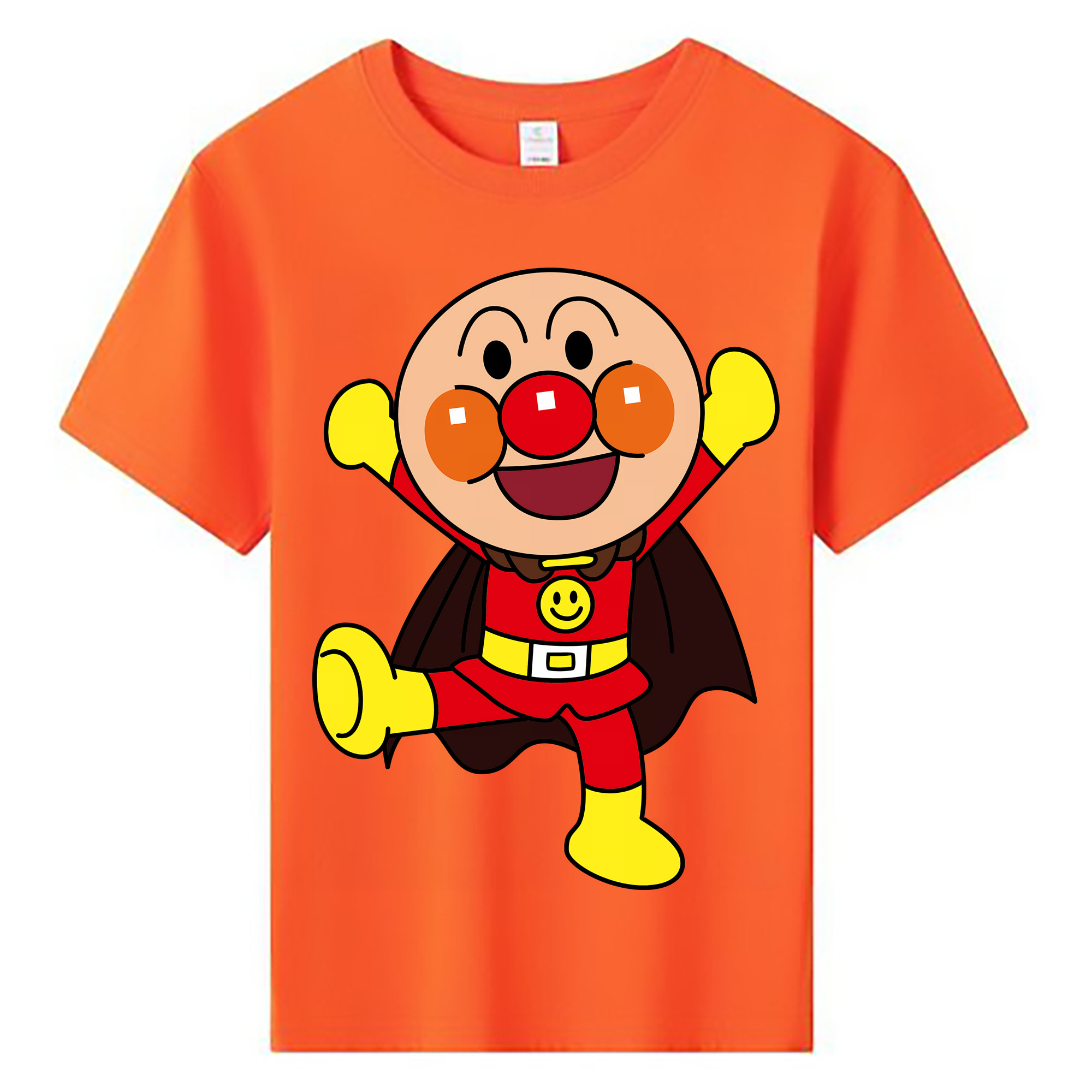 （画像用） アンパンマン Anpanman 綿100％キッズTシャツ（フロントプリント）